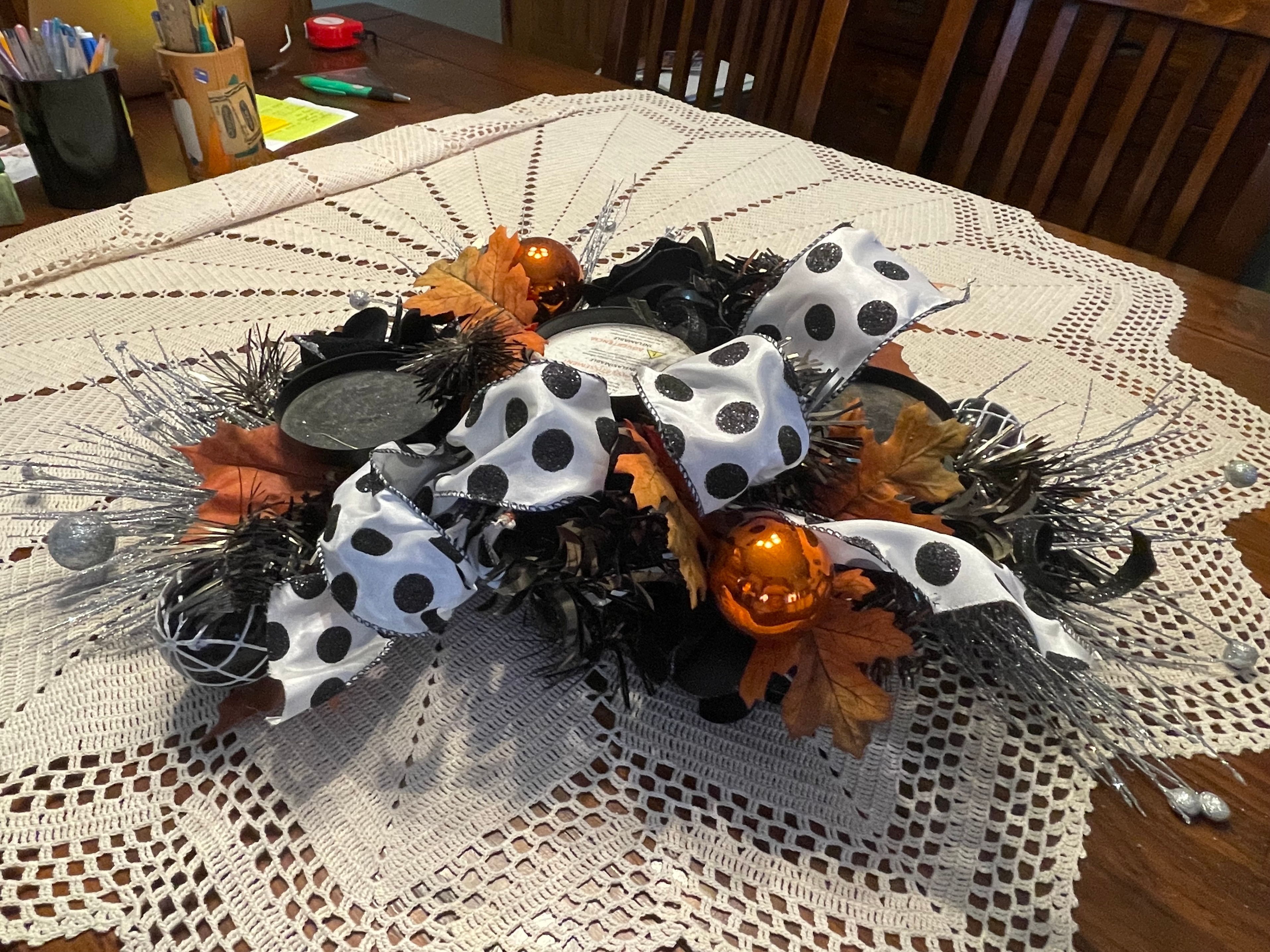 Halloween Day of the Dead Window or Table Centrepiece - photo 2