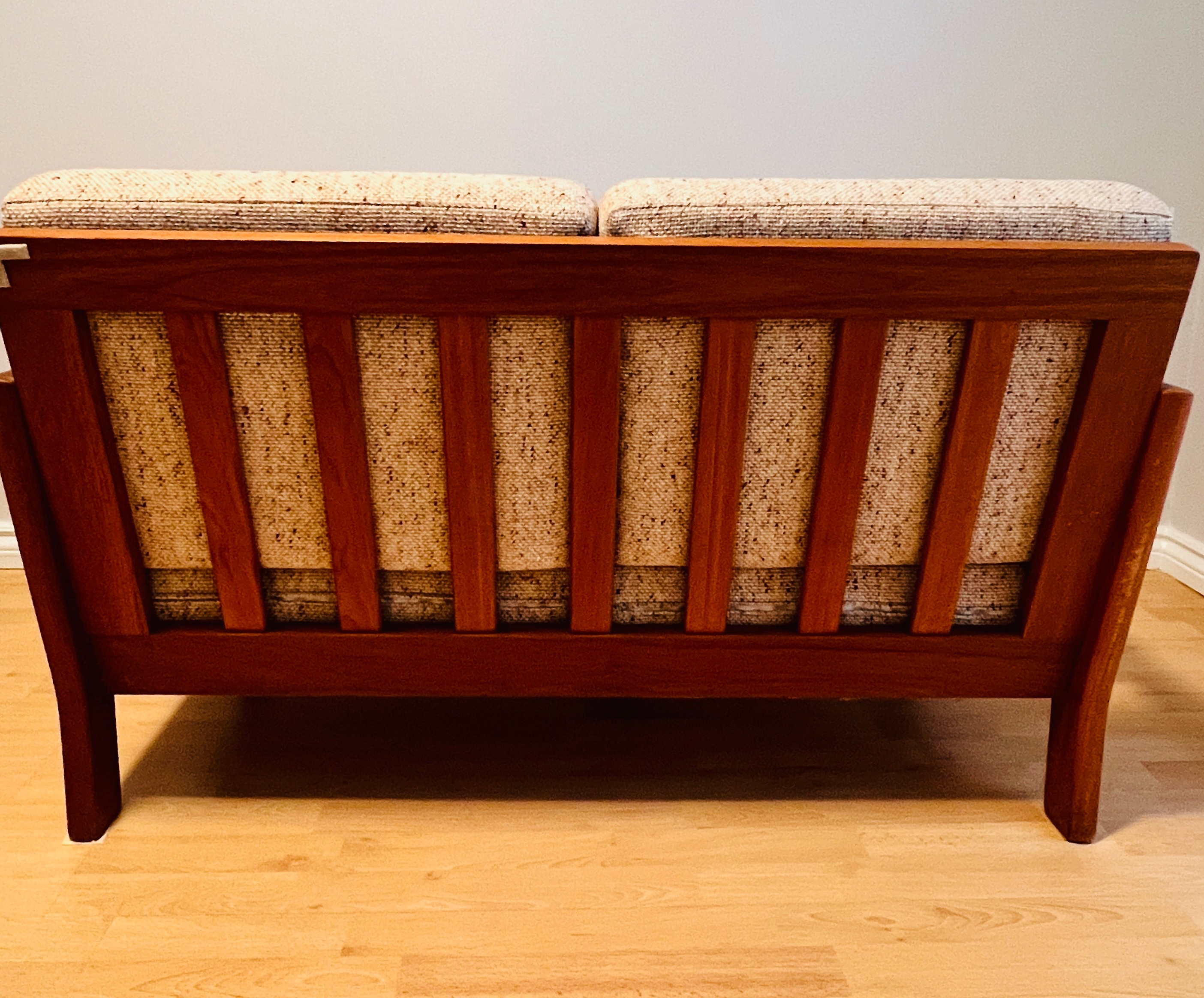 Solid Wood Love Seat Sofa - photo 3