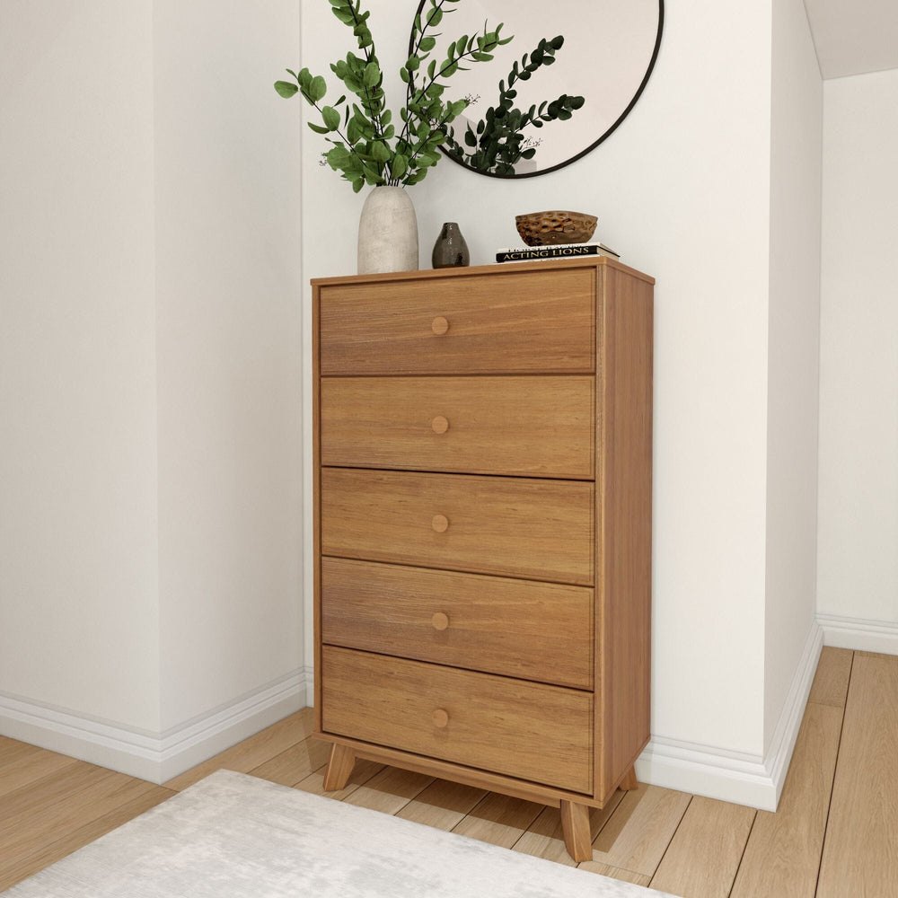 Plank & Beam Classic 5-Drawer Dresser, Mid-Century Modern style