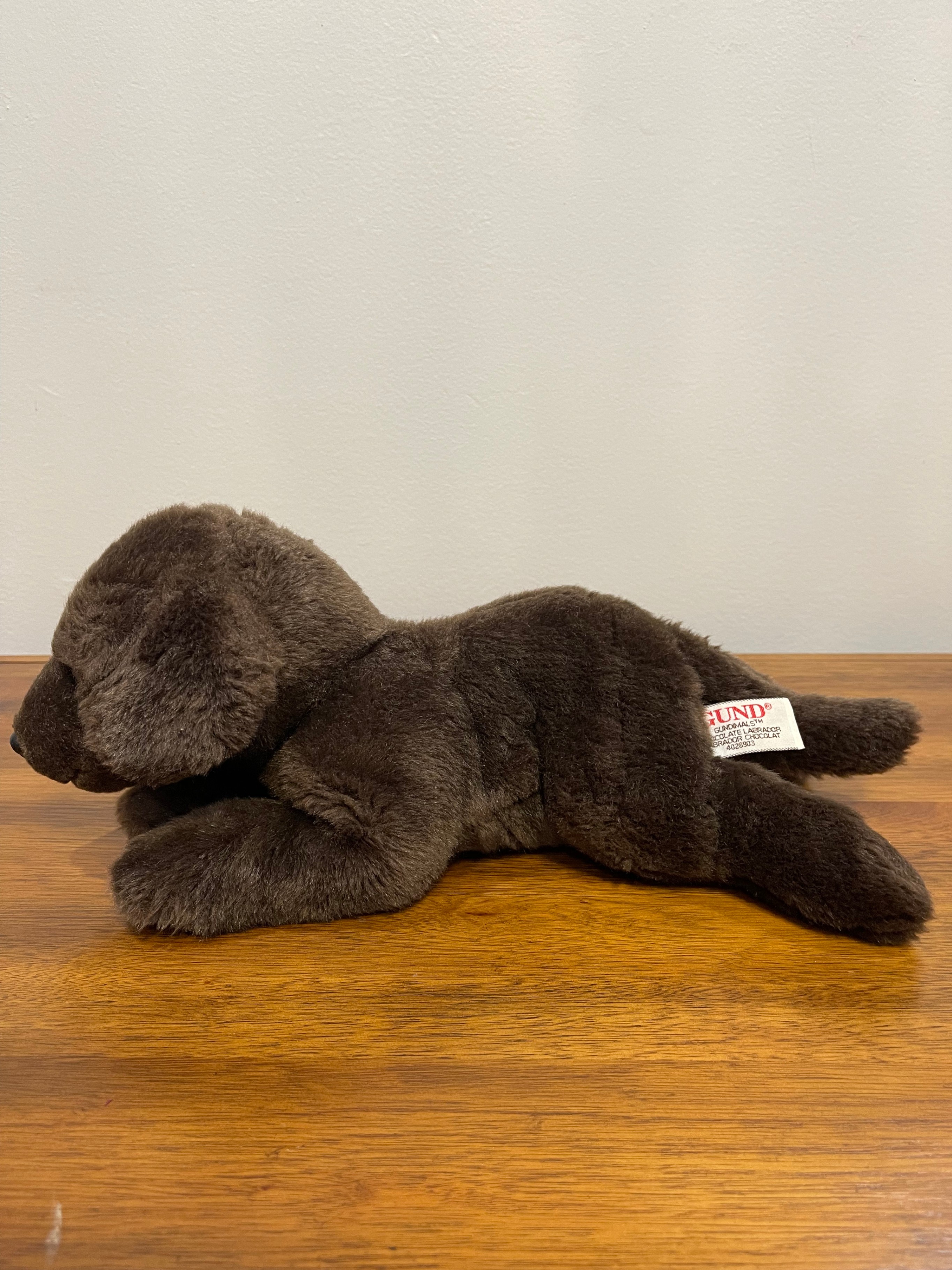 Chocolate Labrador RARE Vintage 1993 GUND Gundimals Plush - photo 2