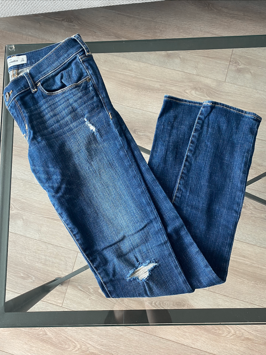 Abercrombie Distressed Low-Rise Girls Jeans - photo 3