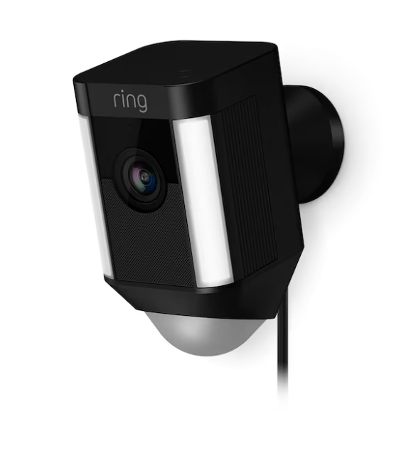 Ring Spotlight Cam Wired - Plug-In Smart Security Video Camera