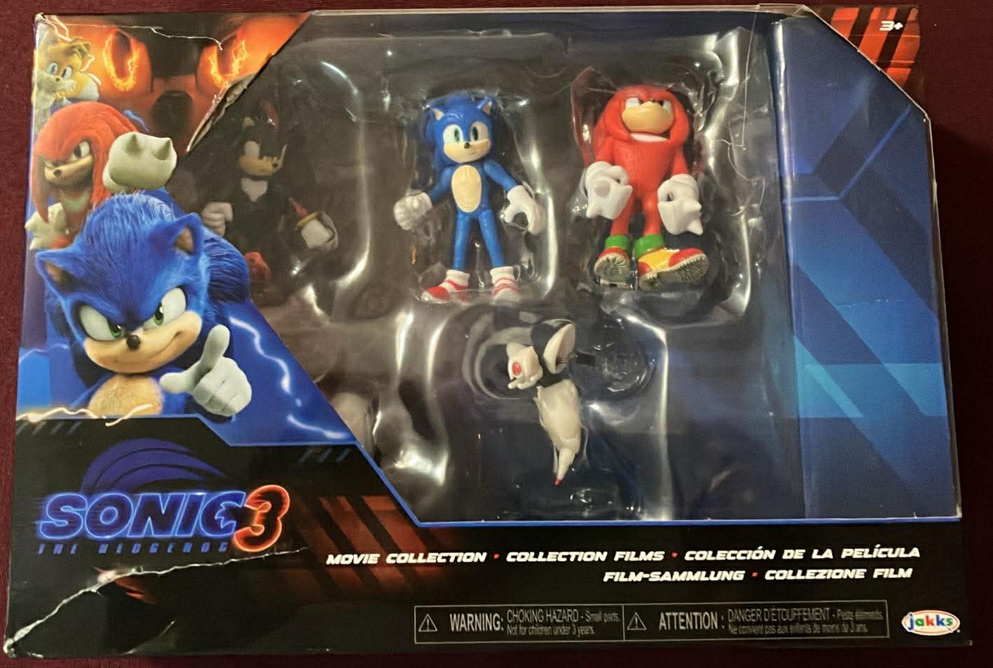 Sonic 3 Movie Action Figures (New) - 2 1/2 Inches