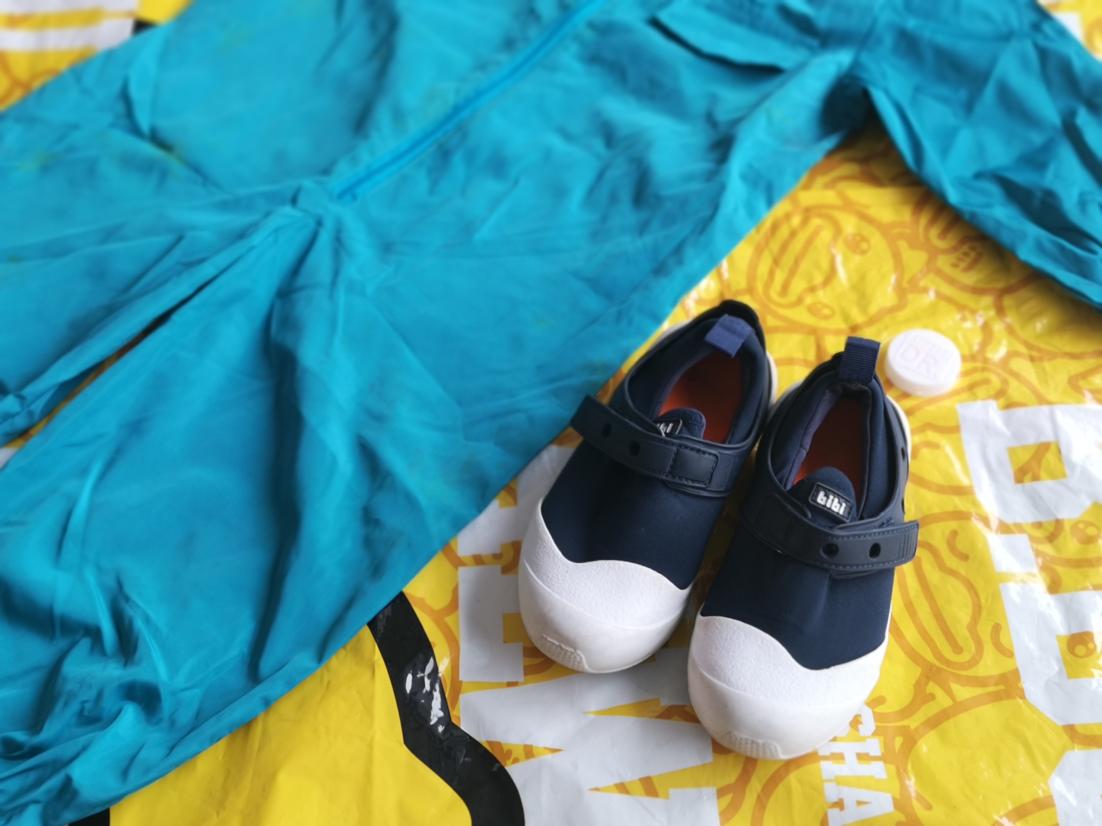 Painting Jumpsuit 2T free 2Way Navy Bibi indoor or outdoor shoes - photo 4