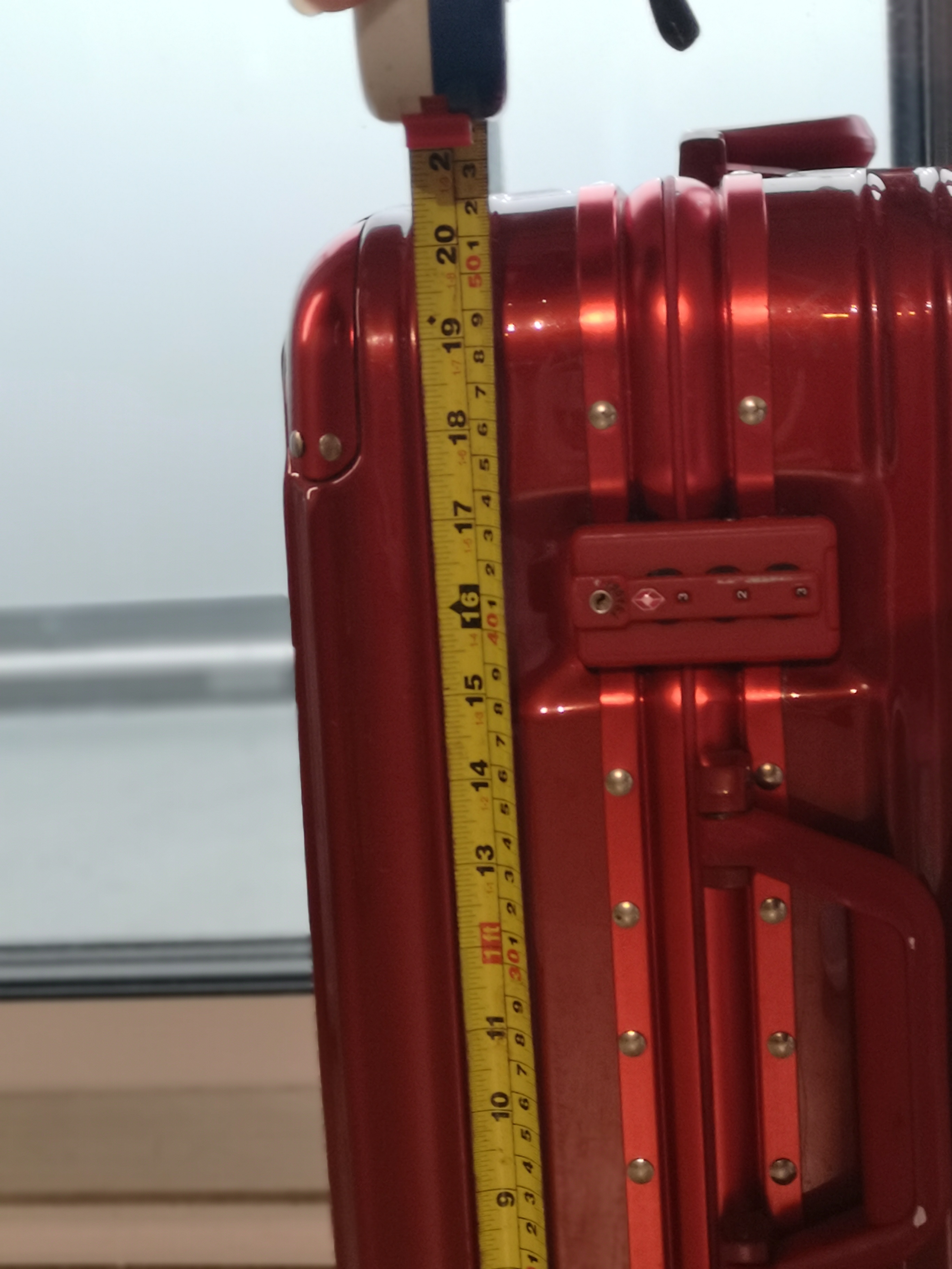 Trendy Red Carry-On Suitcase - 21 Inches small luggage - photo 5