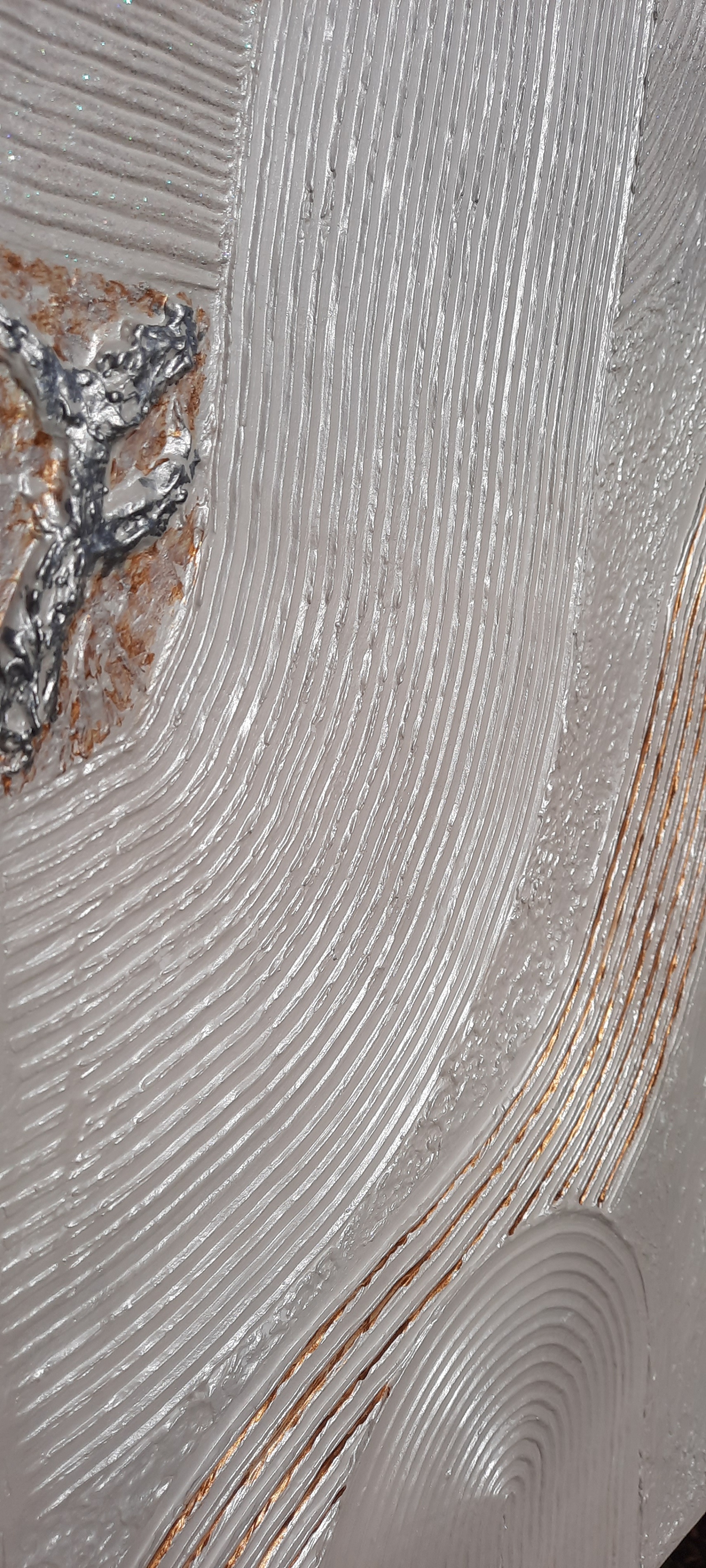 #4 -Textured wall art painting on canvas . Abstract wall art . - photo 3