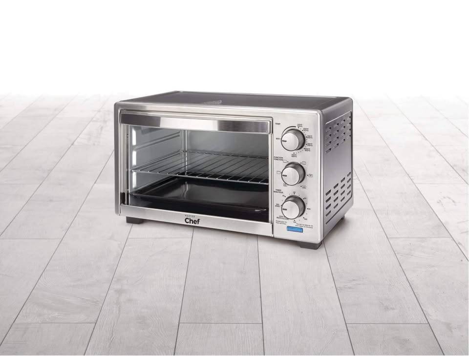 MASTER Chef Convection Toaster Oven, Stainless Steel - photo 2