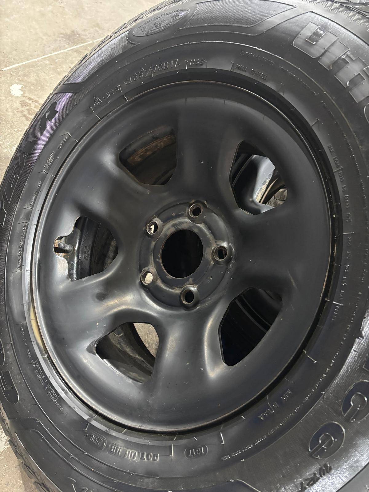 17"RAM 1500 rims(5x139)+265/70/R17 Goodyear Winters - photo 5