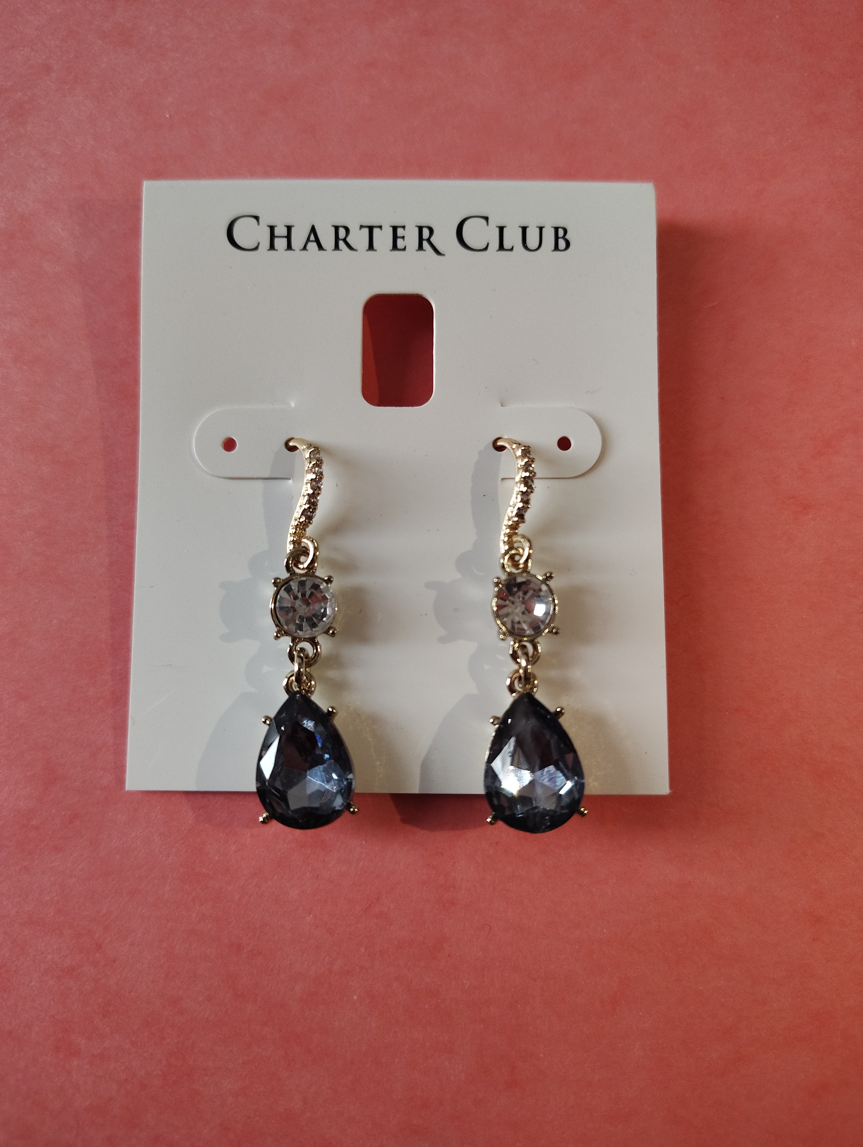 NEW EARINGS- Charter Club (Macy's US price tag, Sale)