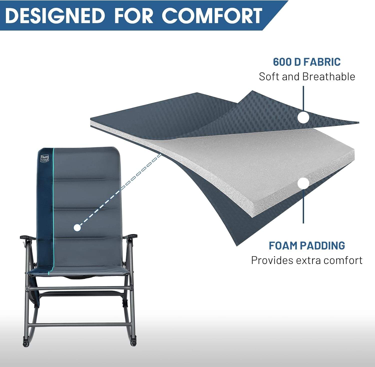 Timber Ridge Folding Rocking Chair - photo 4