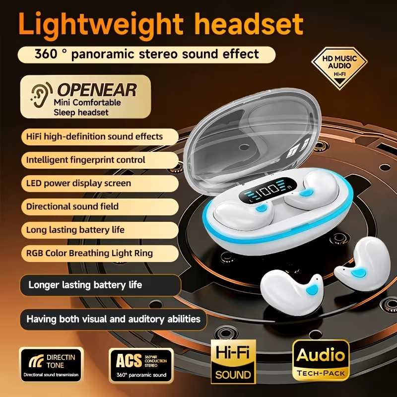 True Wireless In-ear Sleep Confortable Headset Music Earbuds - photo 2