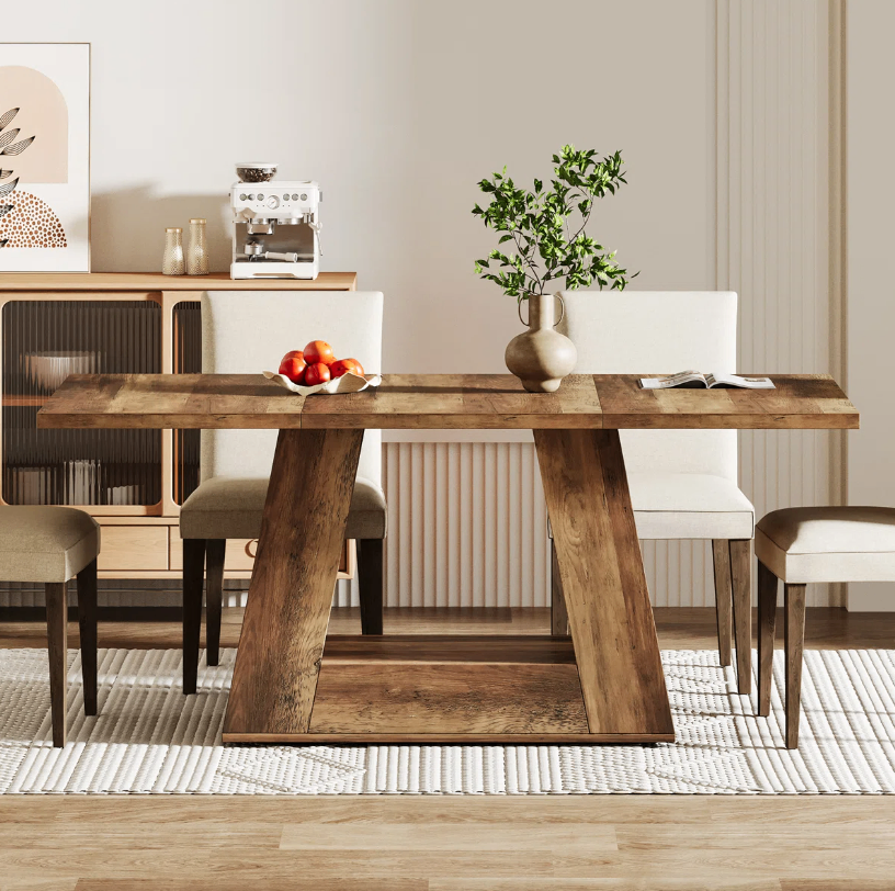 63" Dining Table For 4 With Sturdy Base - New in box - photo 4