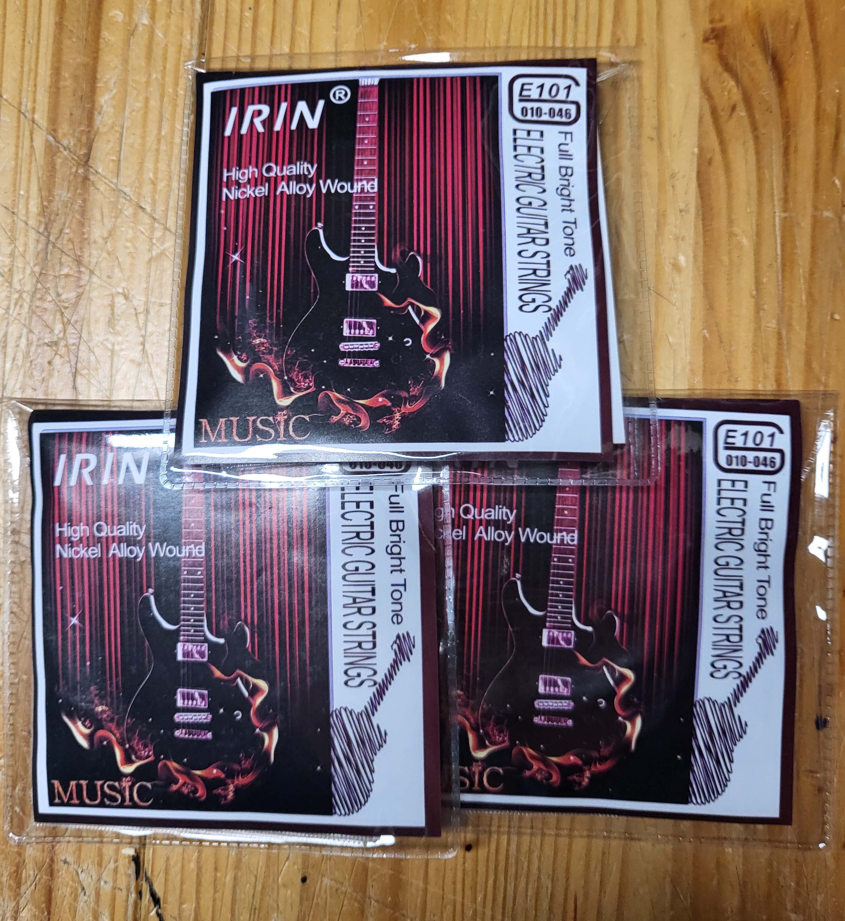 3 Sets-Electric Guitar Strings Nickel Alloy Wound, Bright Tone