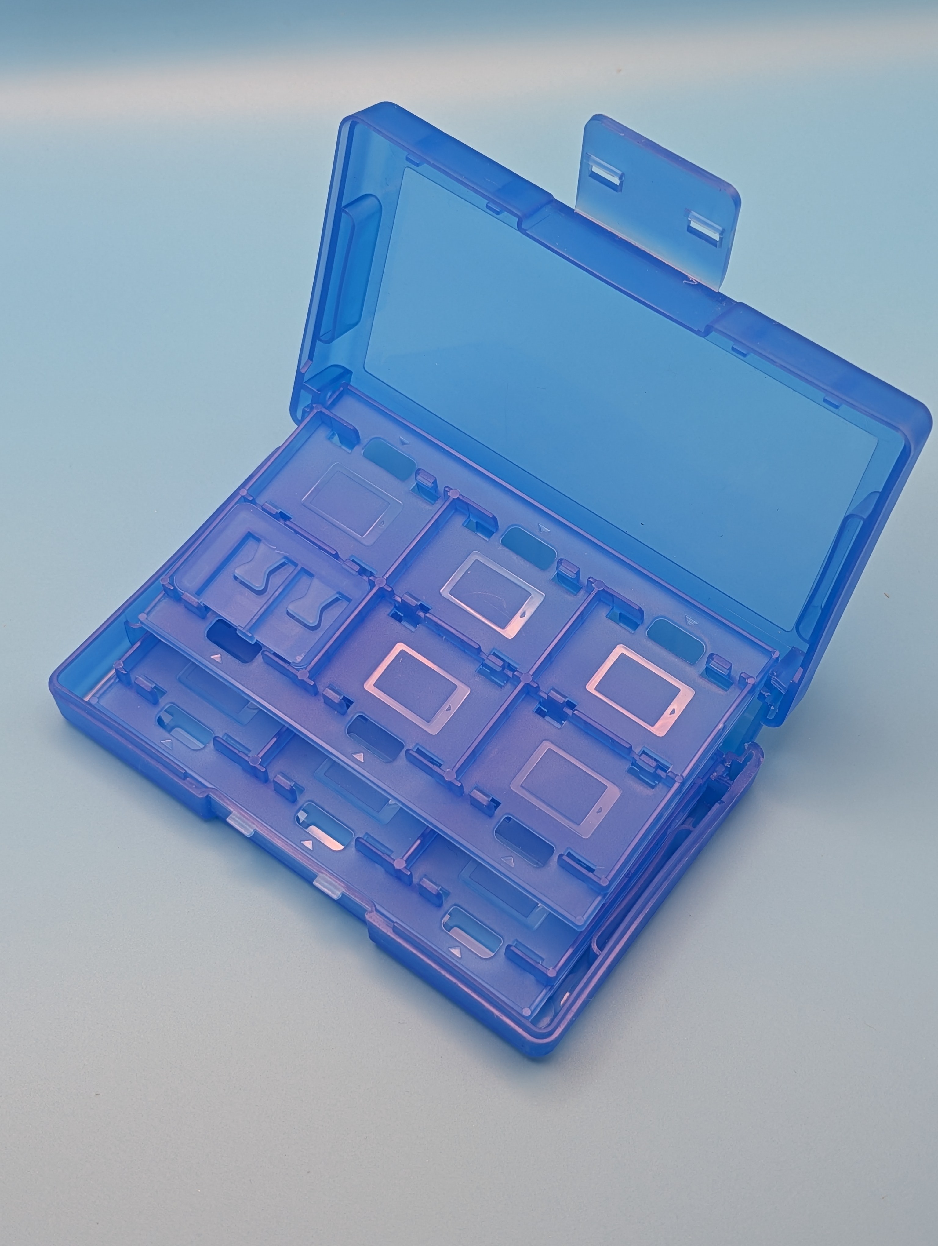 Blue Nintendo Switch Game Cartridge Case