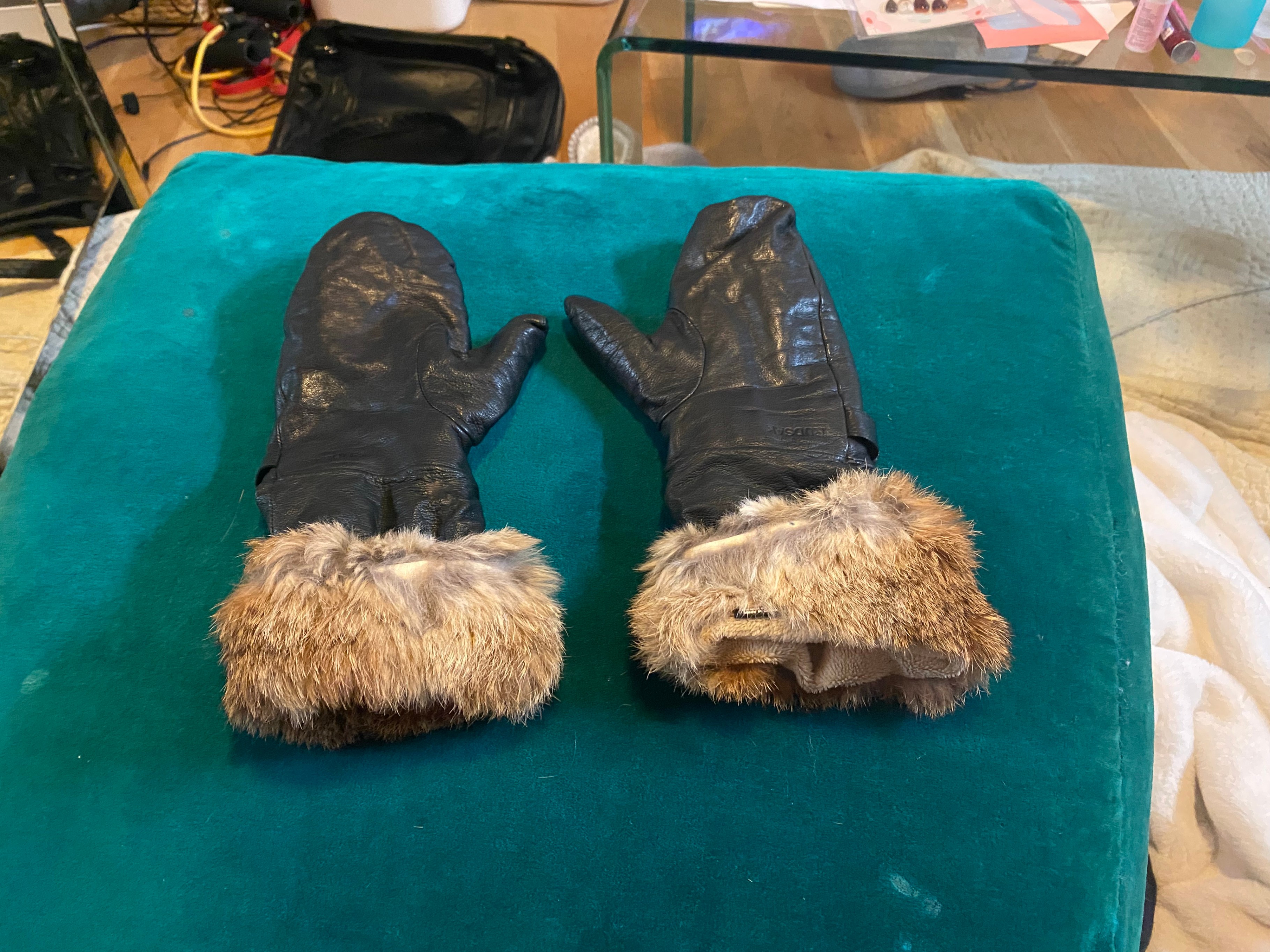 Rudsak Leather and Fur Gloves - photo 2
