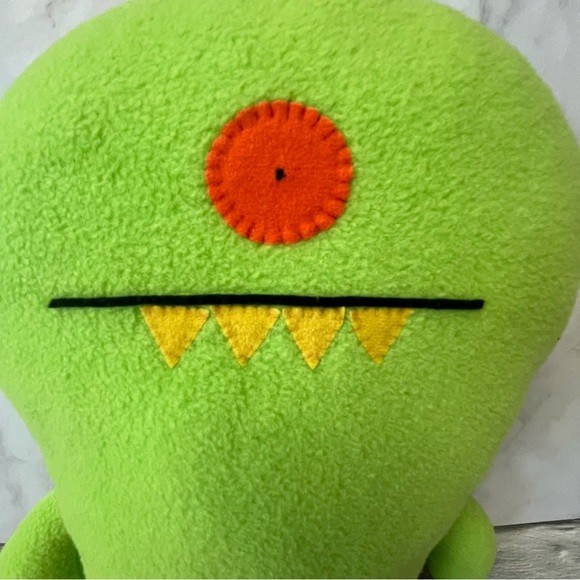 Uglydoll Winkolina Lime Green 12” Stuffed Plush 2009 - photo 4