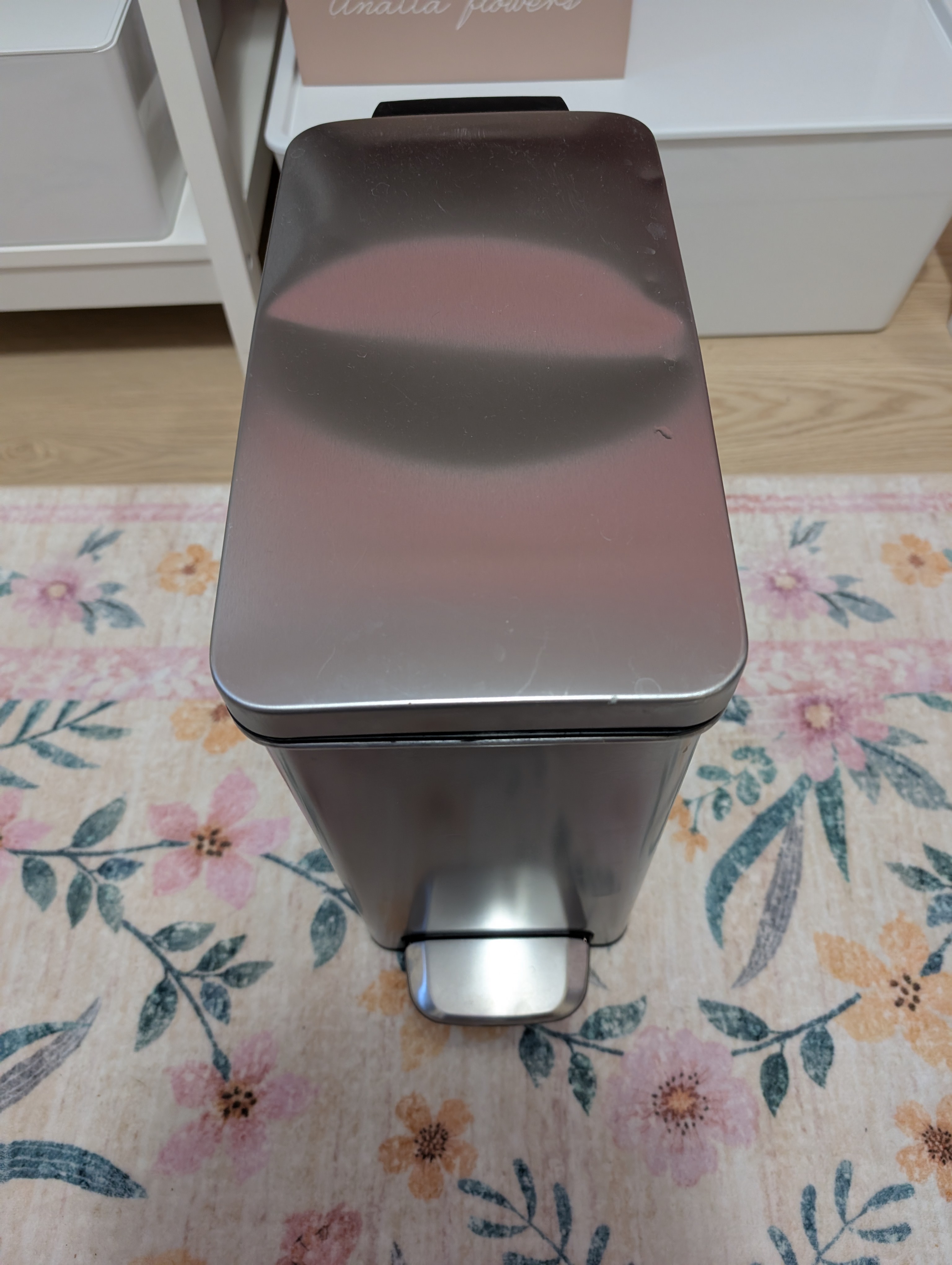 Medium Stainless Steel Step Trash Can - photo 3