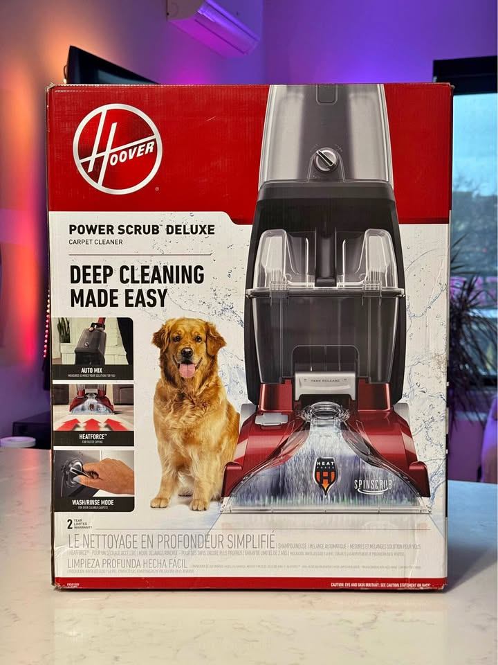 Hoover PowerScrub Deluxe Carpet Cleaner - New!
