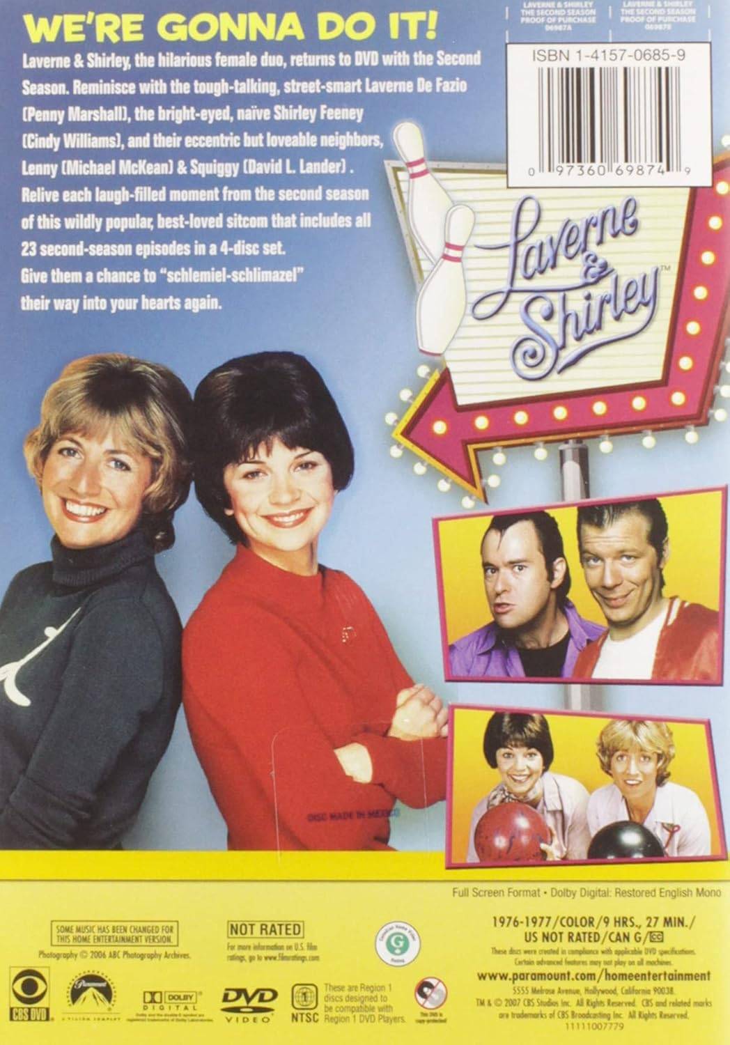 Laverne & Shirley The Second Season DVD - photo 2