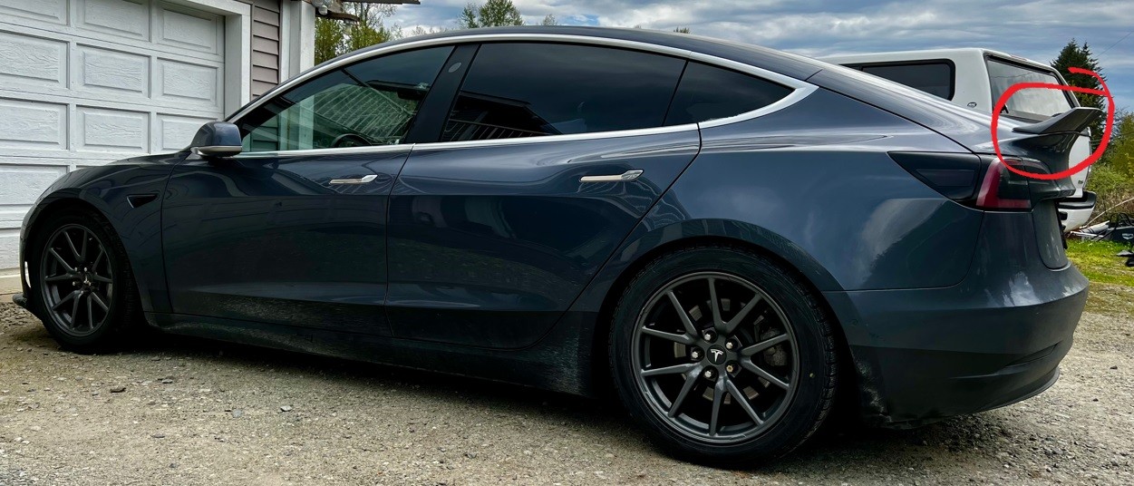 Tesla Model 3 Rear Spoiler Duck Tail - photo 3