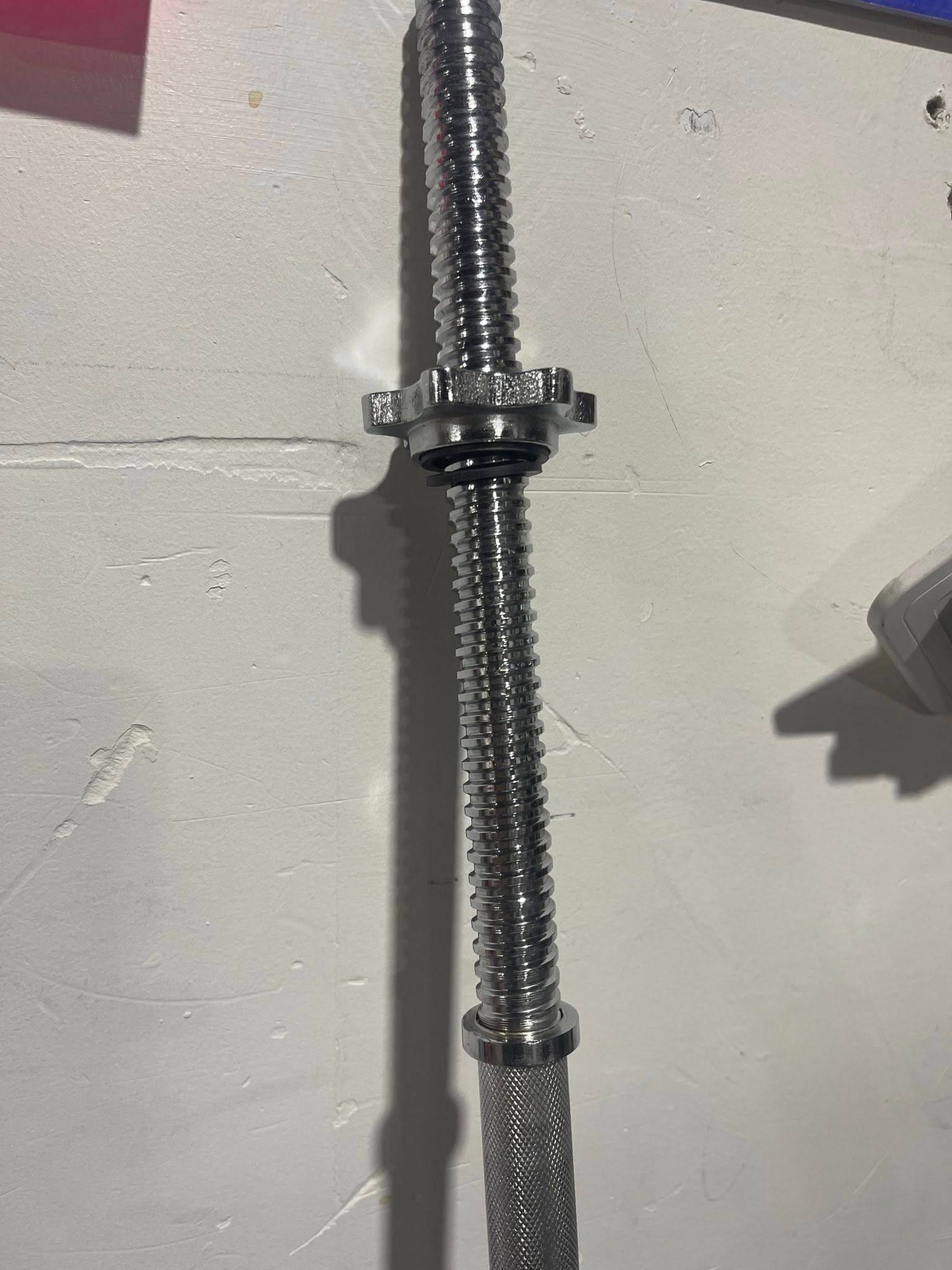 60” Standard Barbell – Solid Threaded Weight Bar - photo 3