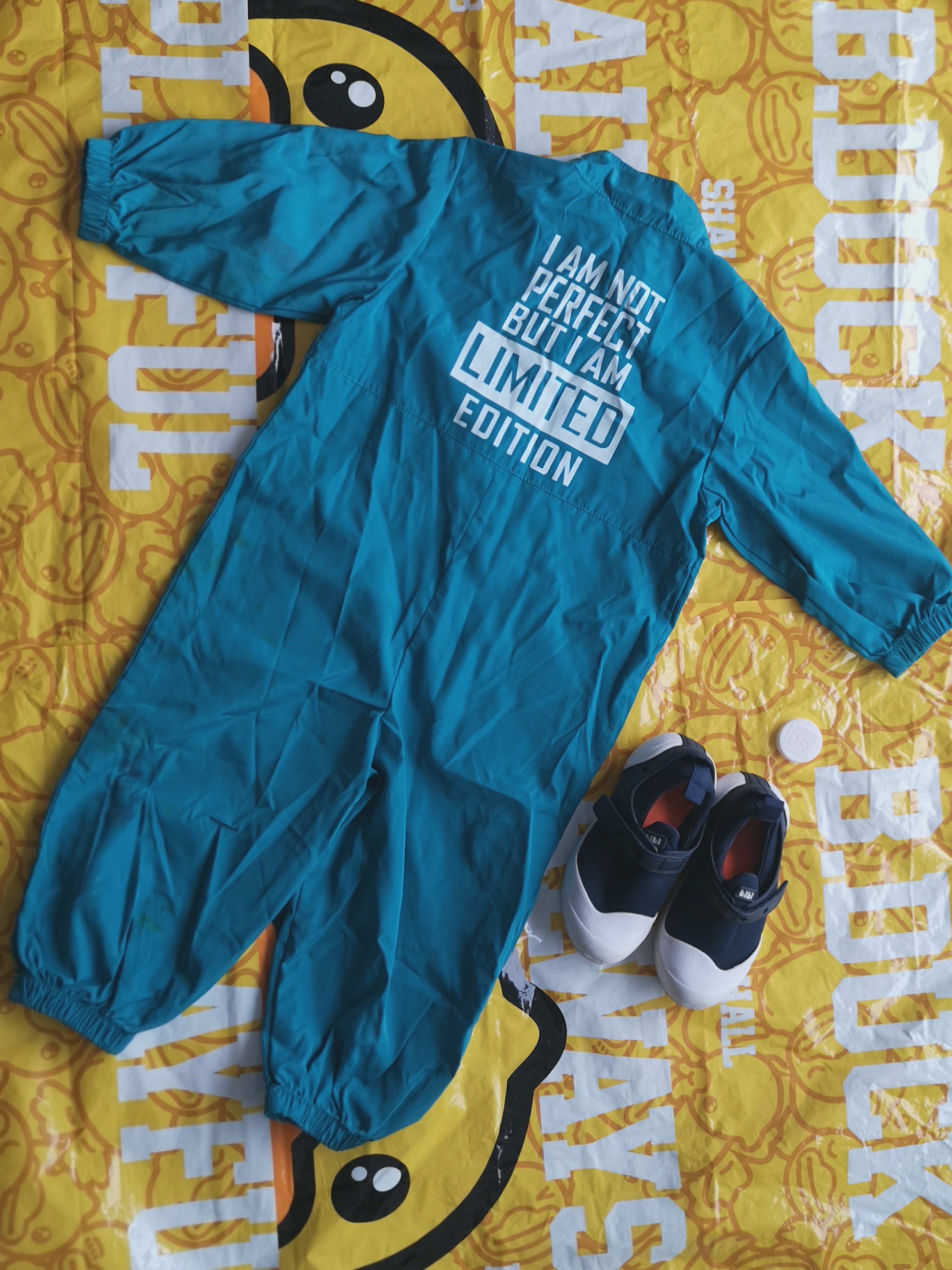 Painting Jumpsuit 2T free 2Way Navy Bibi indoor or outdoor shoes