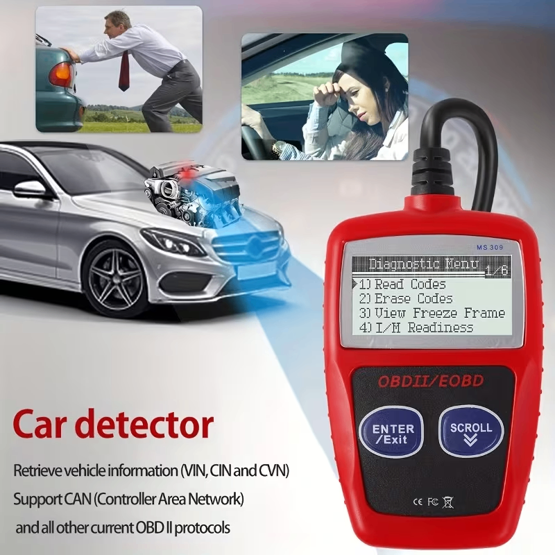 Upgraded Version MS309-OBDII Fault Code Reader