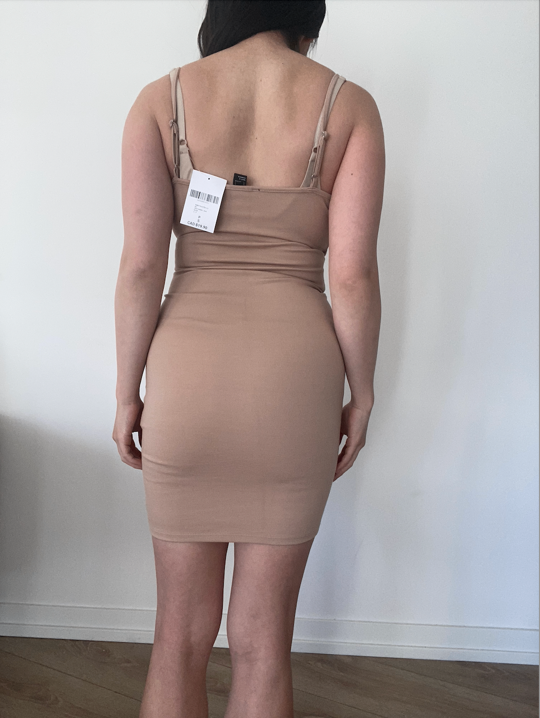 [NEW] Nude Low-Cut Dress - photo 3