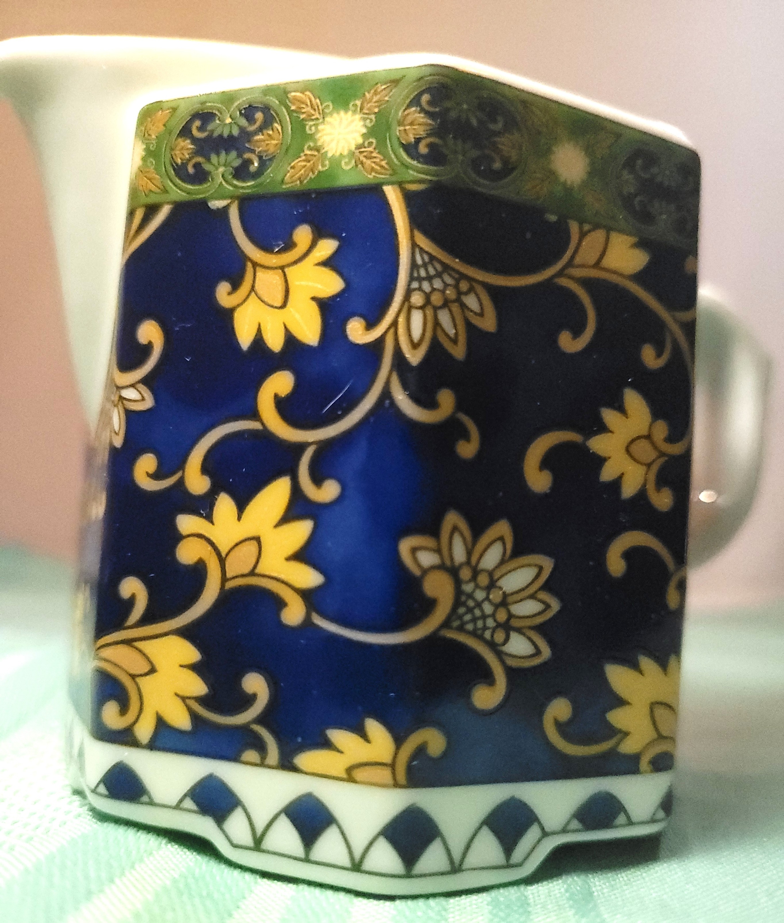 The Toscany Collection Japan Cobalt Blue & Gold Floral Porcelain - photo 2