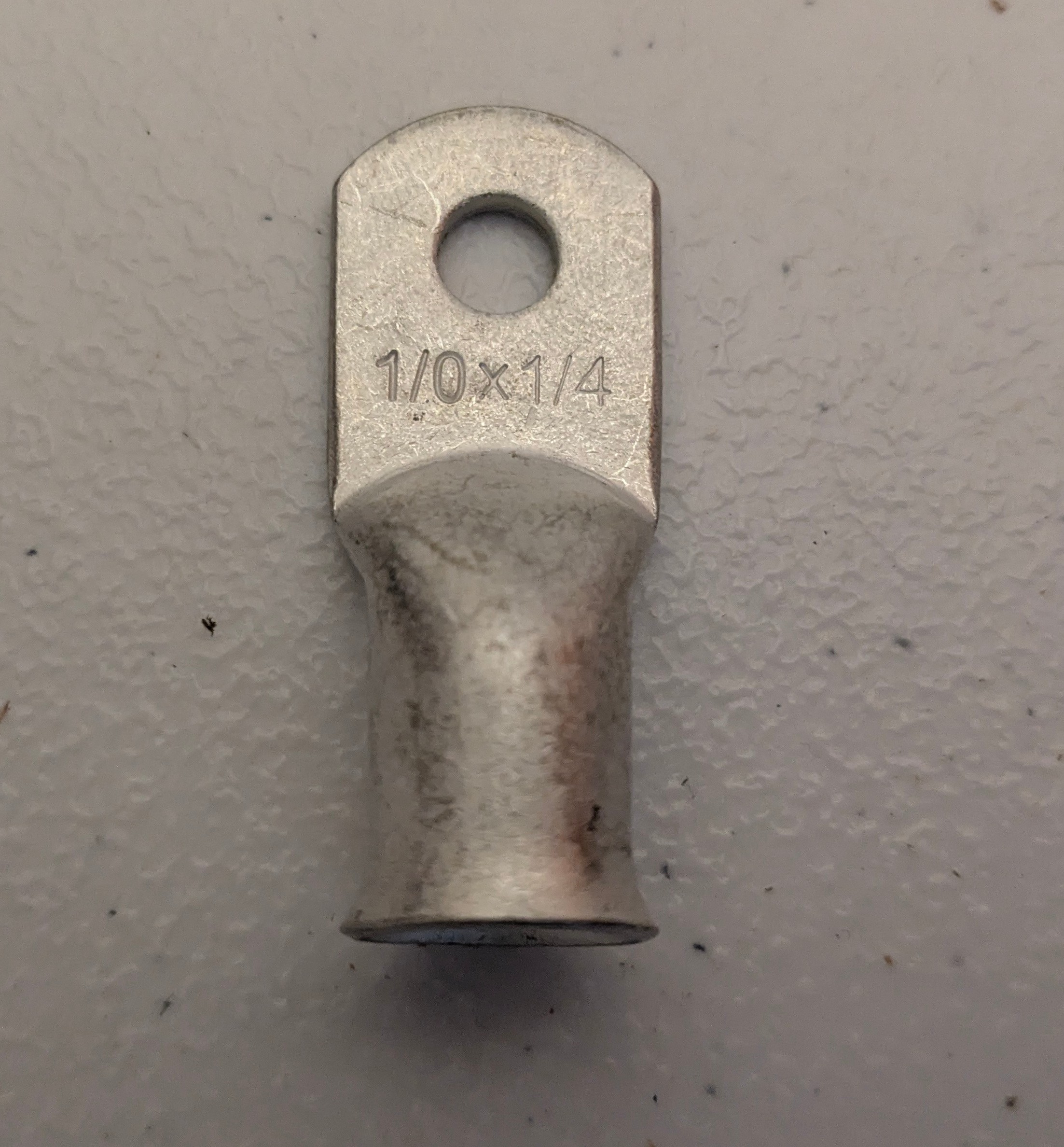 0/1/2 AWG Heavy Duty 2x1/4 Copper Lugs - 11 Pcs