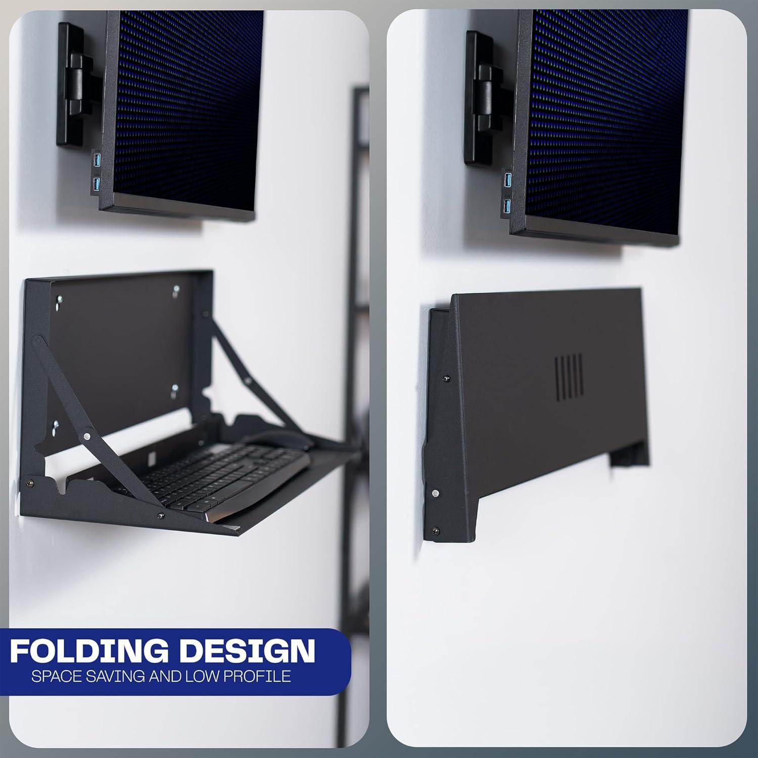 New VIVO Flip Down 24 Inch Typing Platform Wall Mount - photo 5