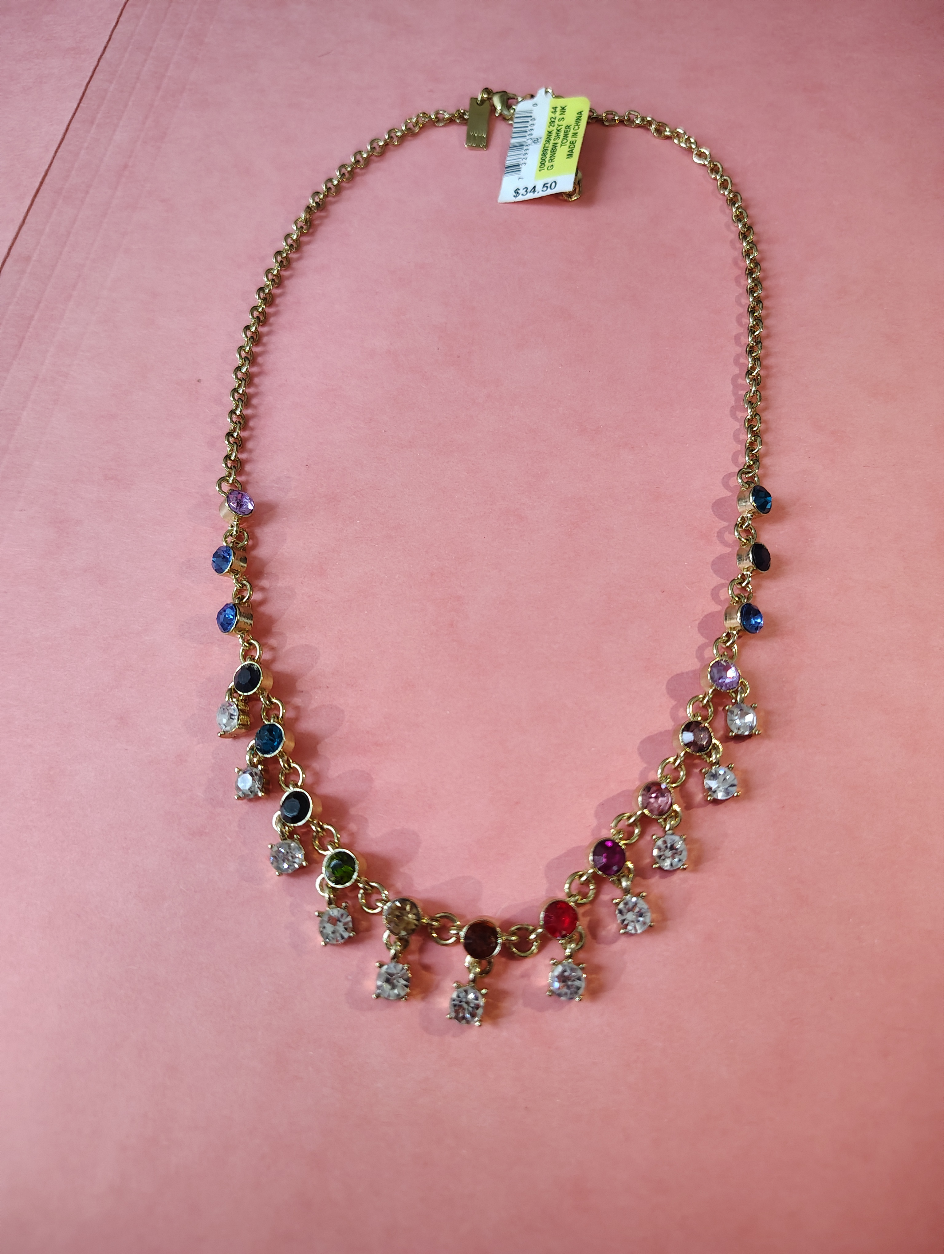 NEW NECKLACE-INC (Macy's US price tag, Sale)