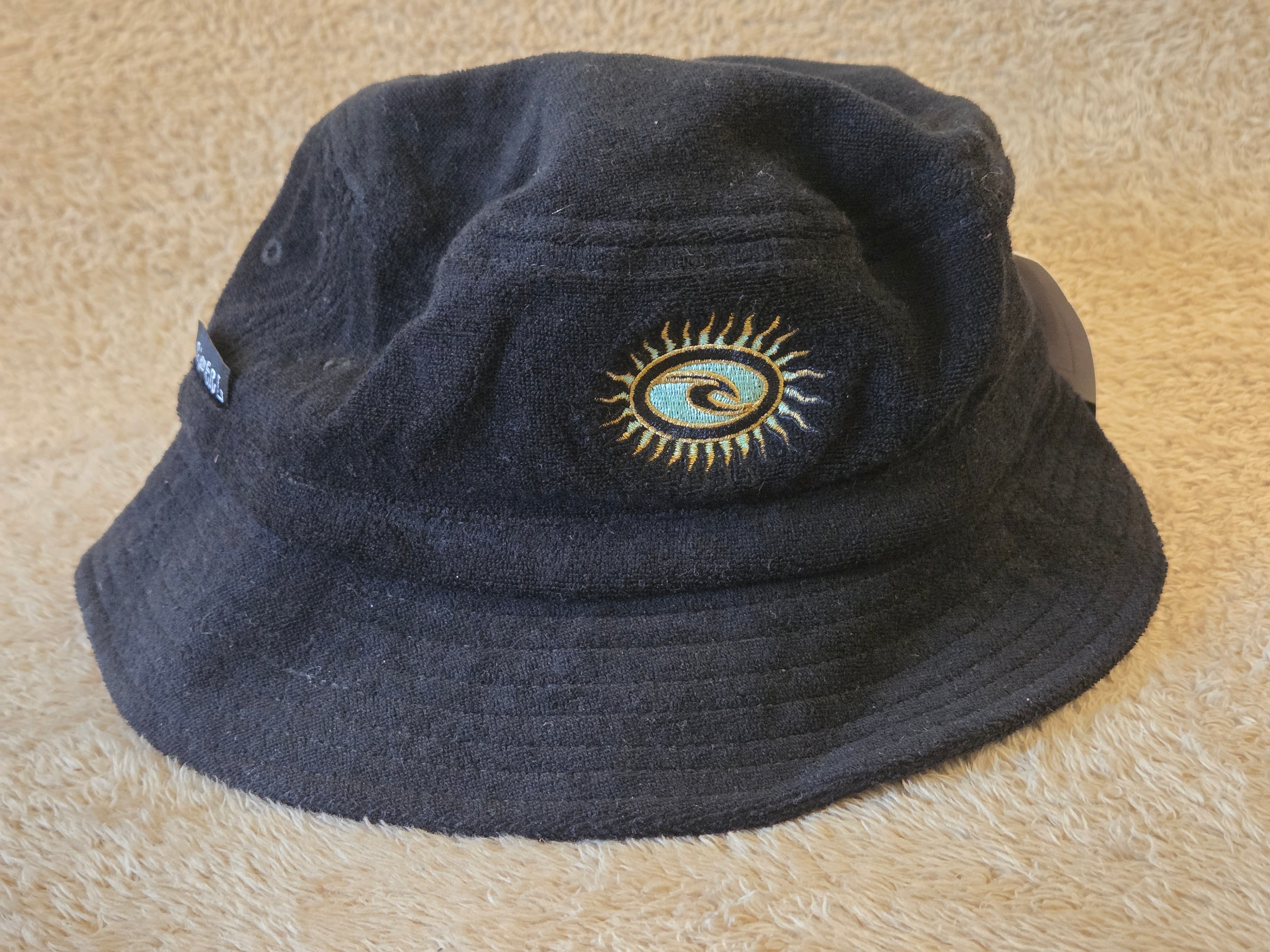 Rip Curl Solid Rock Bucket Hat L/XL – Washed Black