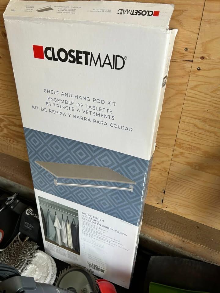 Closetmaid Shelf & Hang Rod Kit