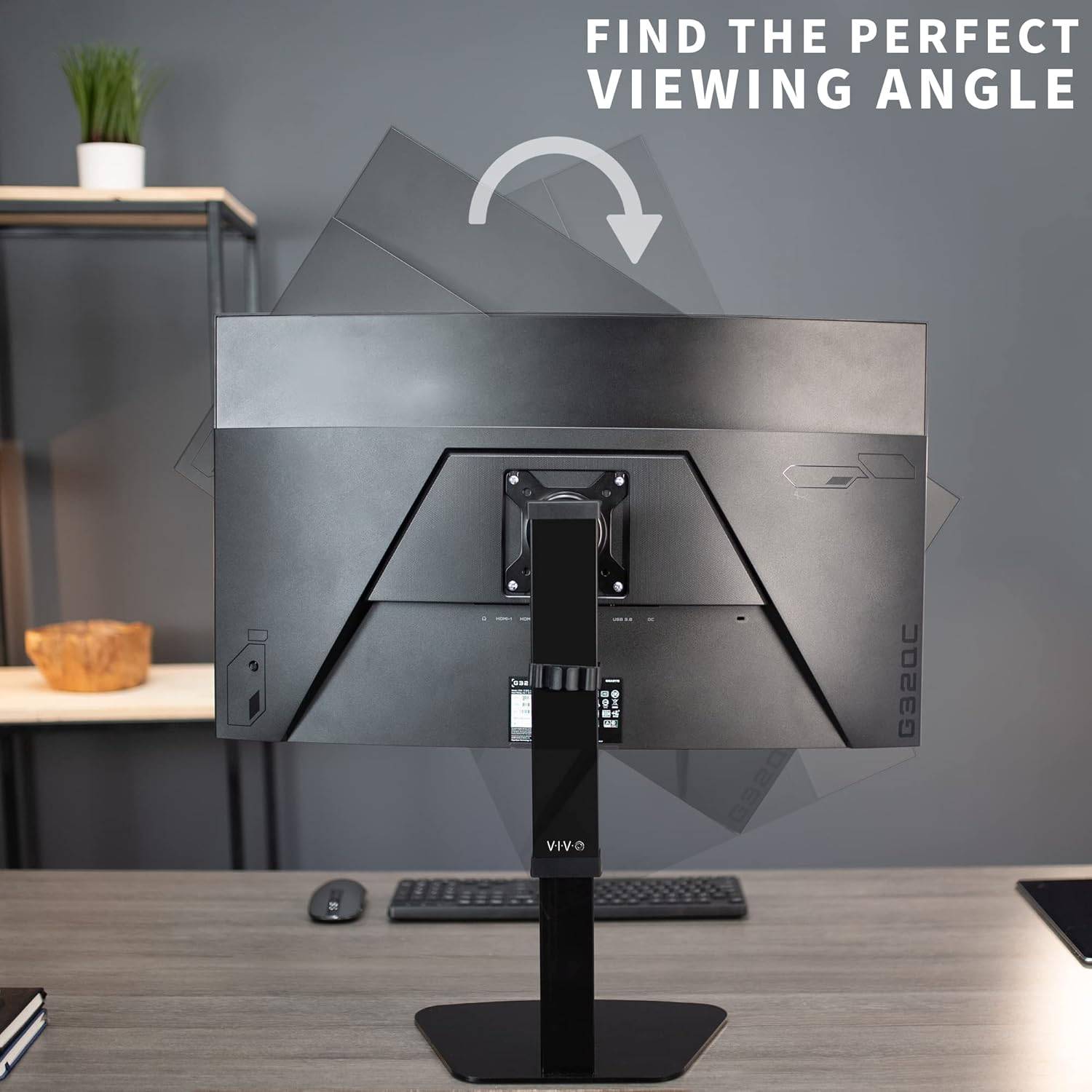 New VIVO Tall Free Standing Single Monitor Desk Stand - photo 3