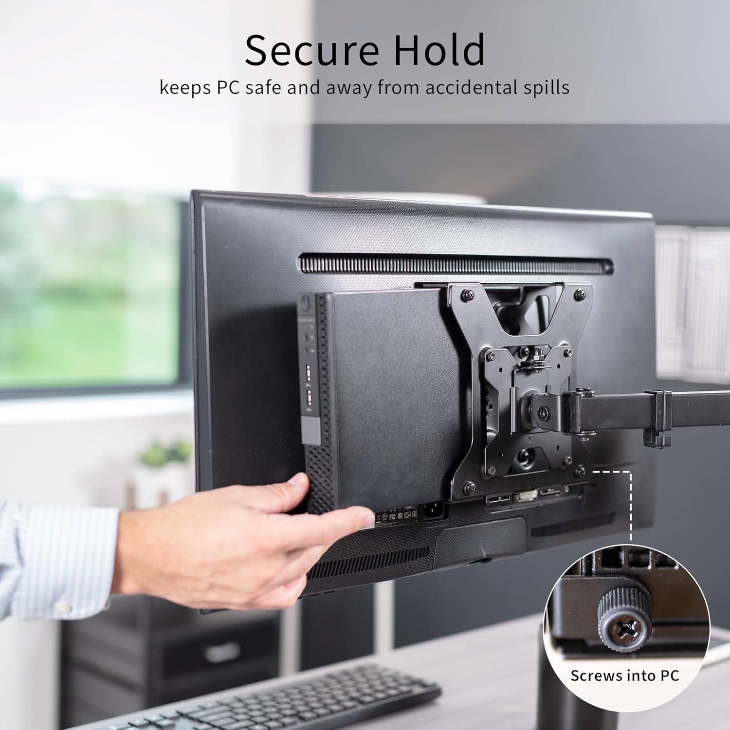 New VIVO Behind Monitor VESA Mountfor Dell OptiPlex Micro CPU - photo 3