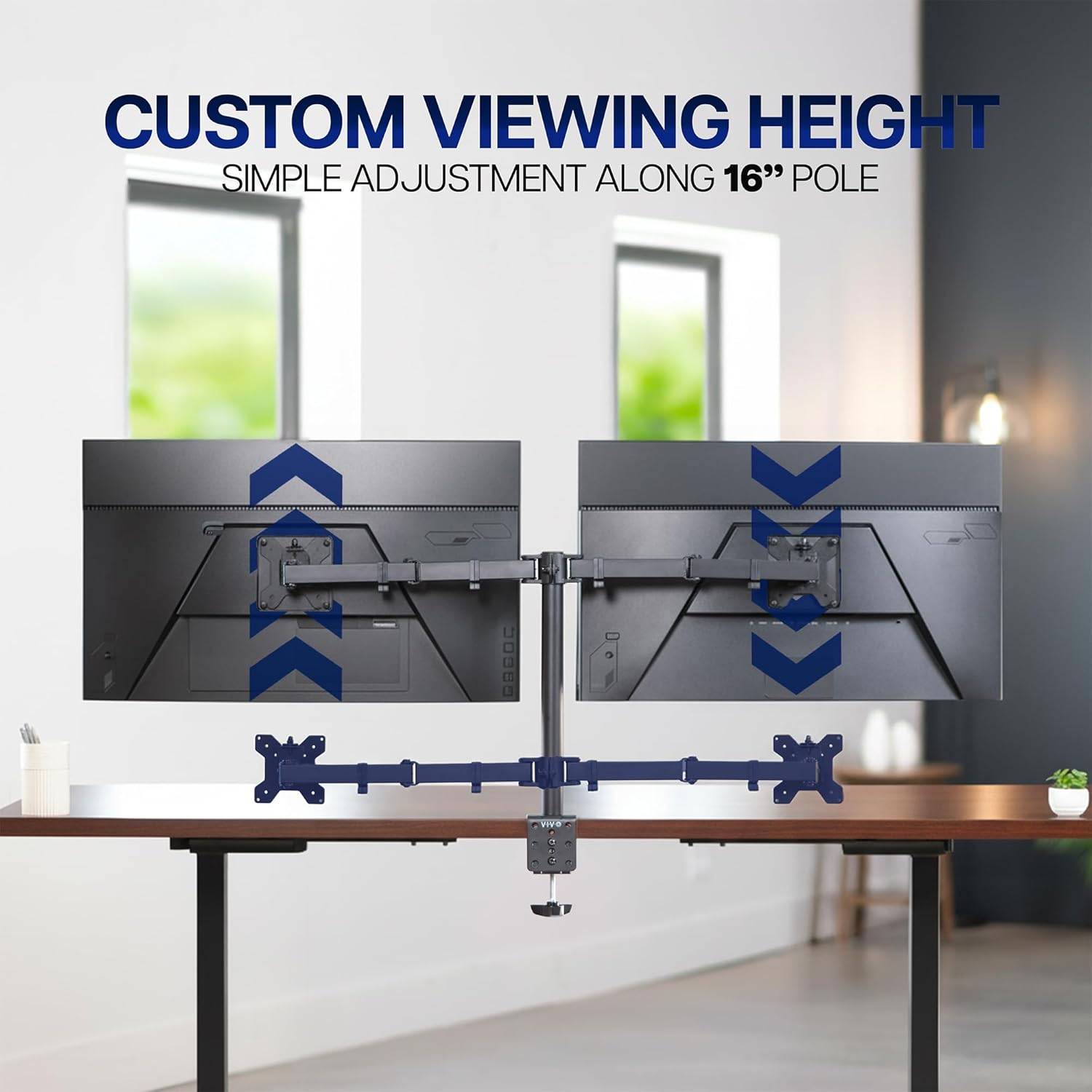 New  VIVO Heavy Duty Dual Monitor Desk Mount - photo 4