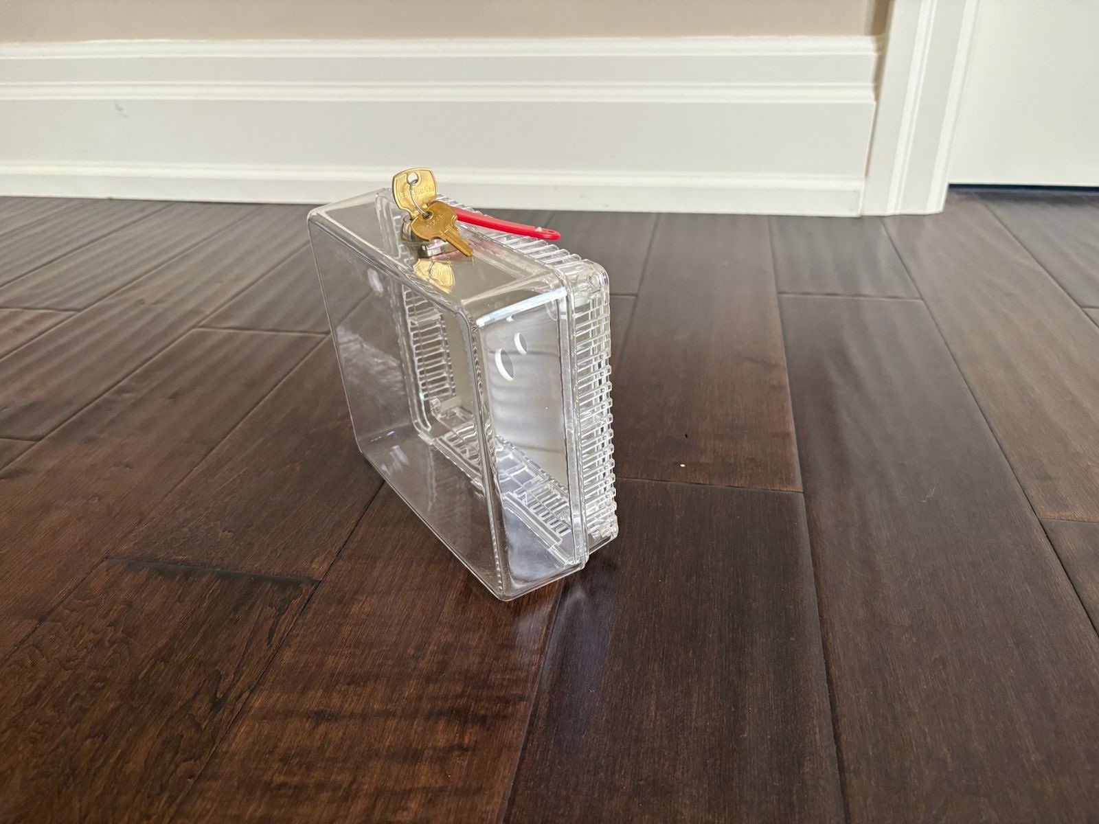 Clear Thermostat Cover With Lock - photo 3
