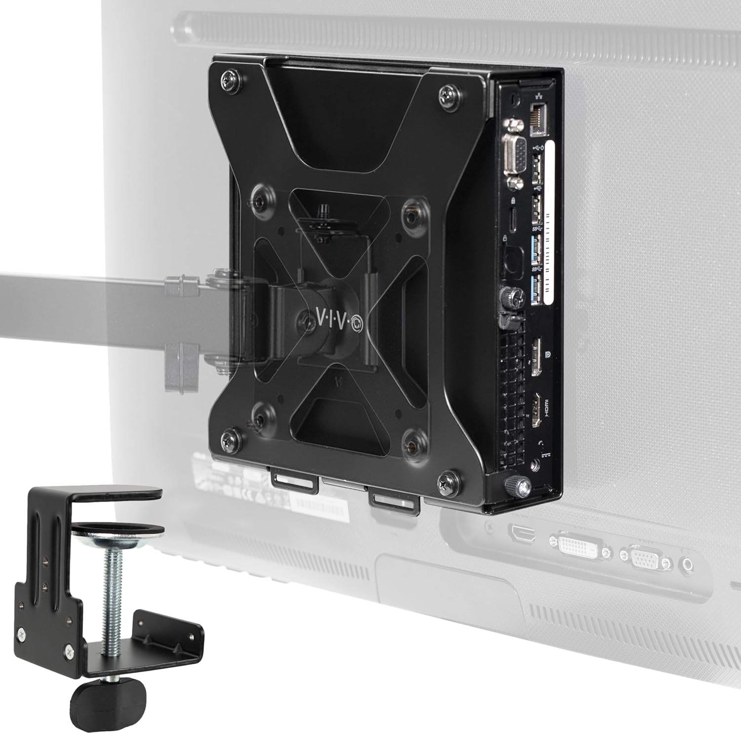 New VIVO Behind Monitor VESA Mountfor Dell OptiPlex Micro CPU