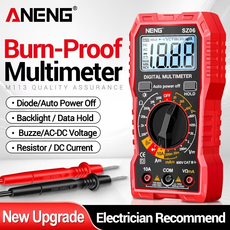 ANENG SZ06 Electrician Professional Digital Multimeter - photo 3