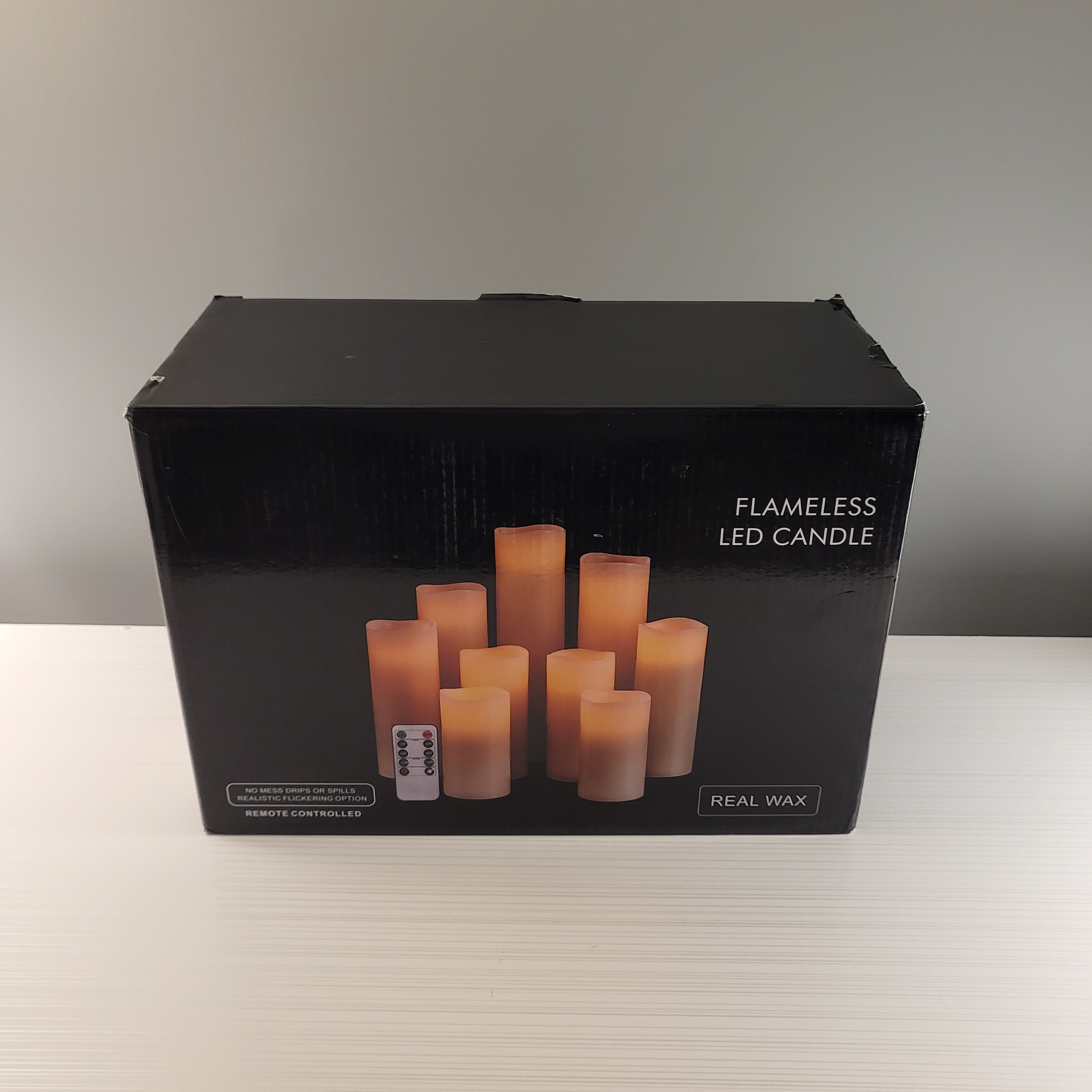 Like New - 9-Piece Remote Control Faux Candles - Quick Pickup!🚀