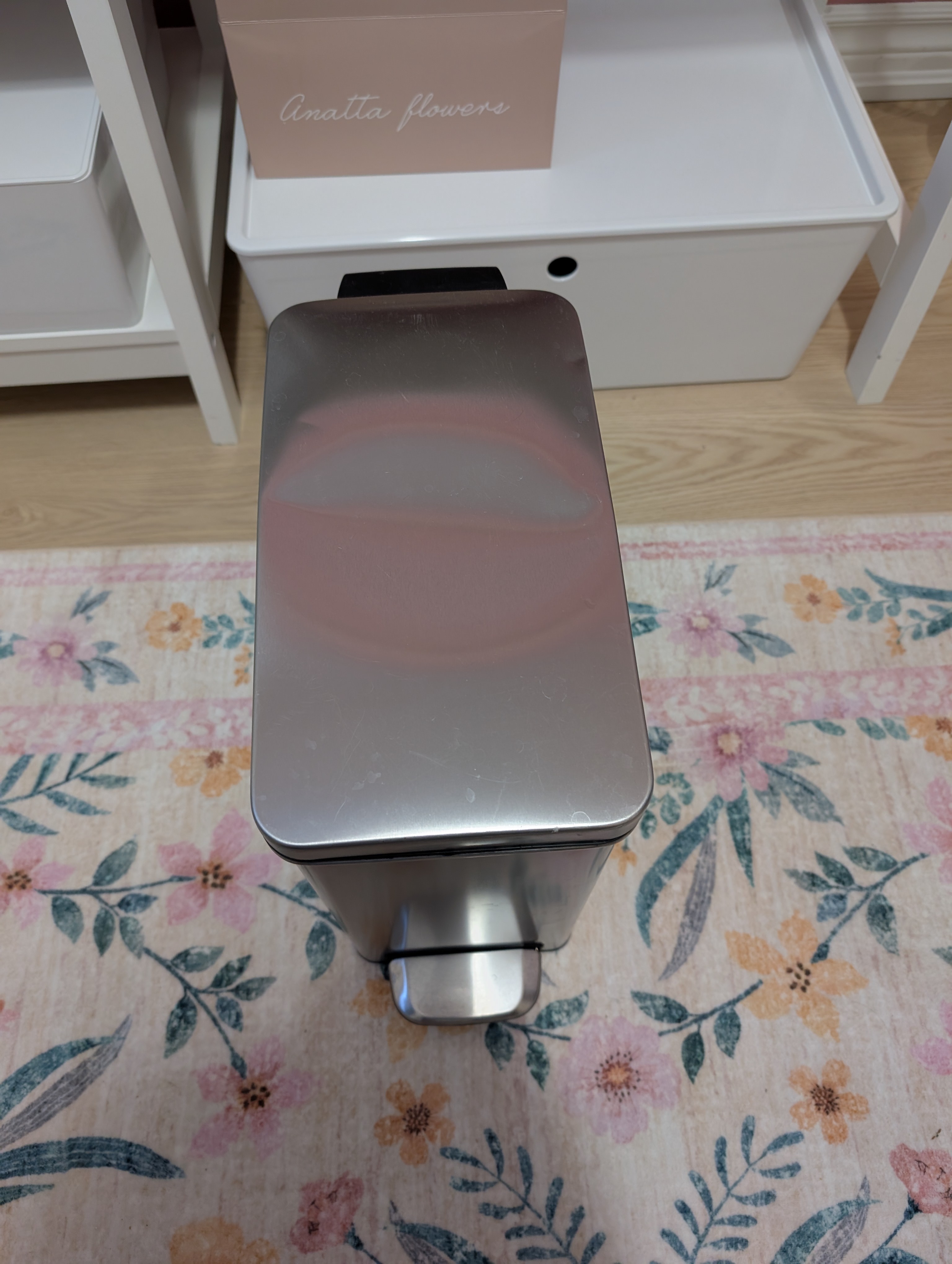 Medium Stainless Steel Step Trash Can - photo 4