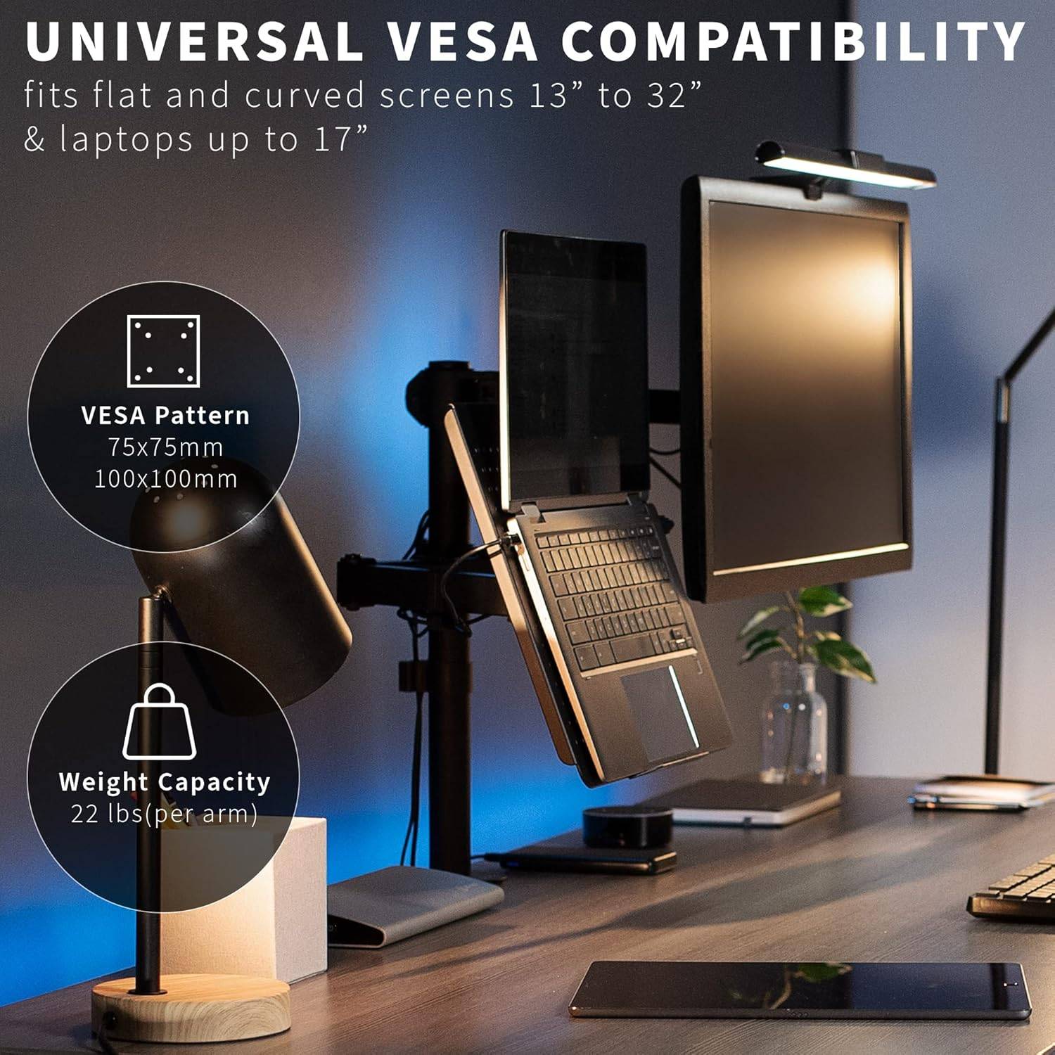 New VIVO Single Computer Monitor and Laptop Desk Mount Combo - photo 2