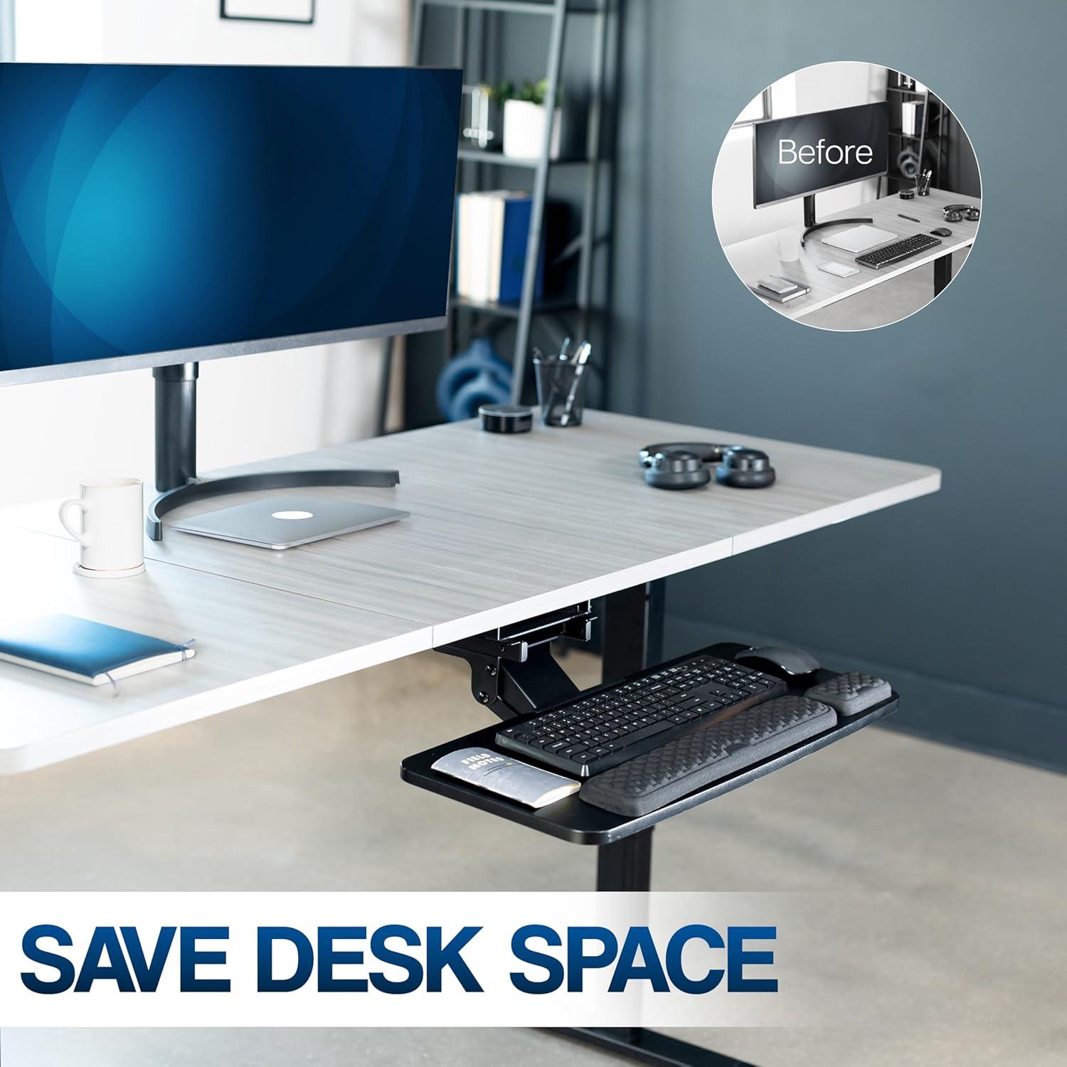 New VIVO Premium Adjustable Computer Keyboard and Mouse Tray - photo 2