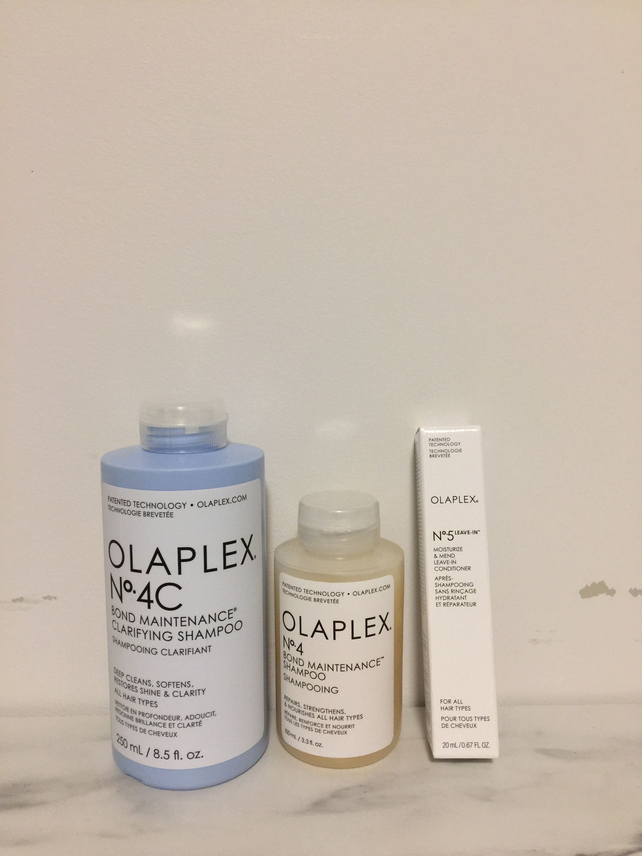 Olaplex No. 4C Clarifying Shampoo & No. 4 & No. 5