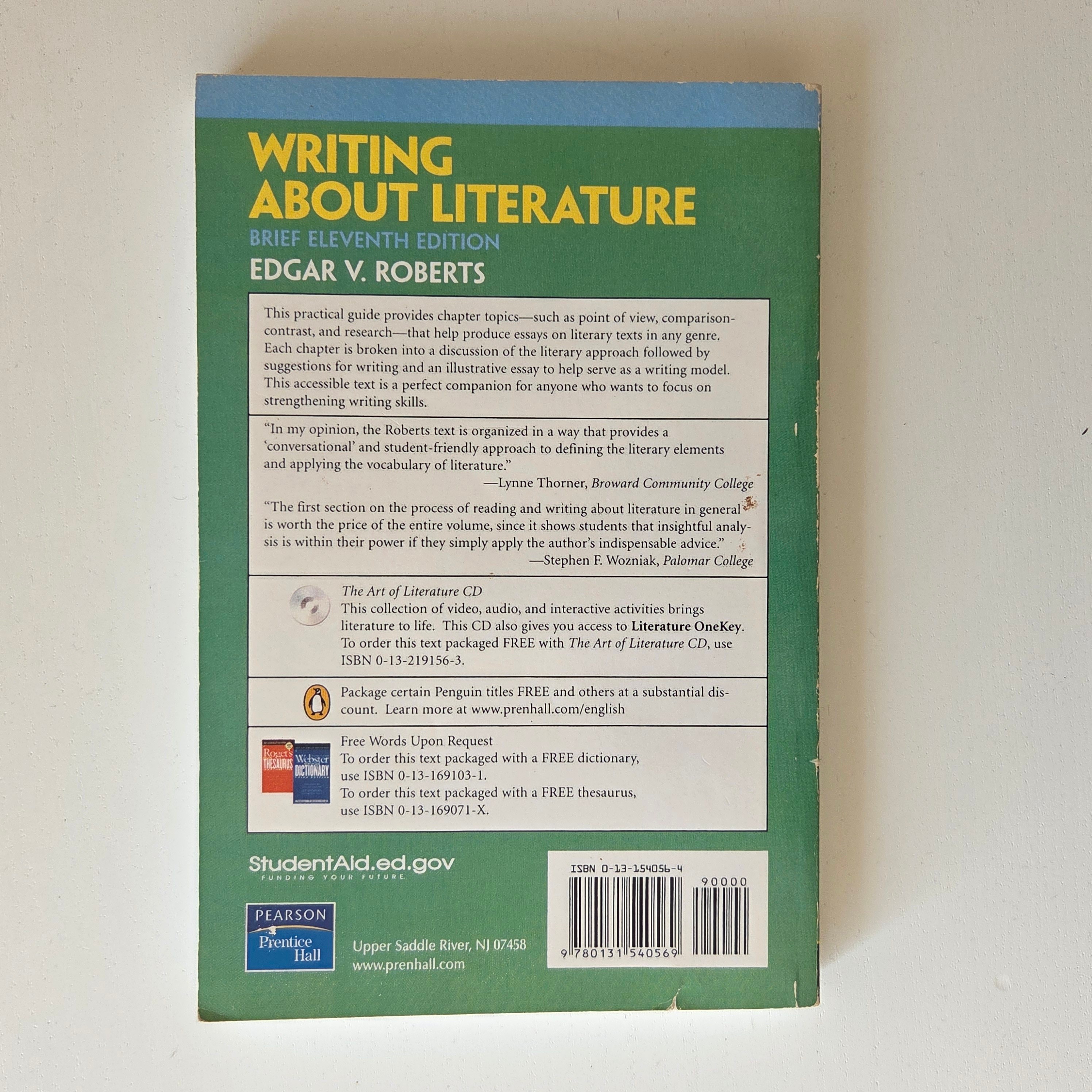 Writing about Literature - Brief 11th Edition - photo 2