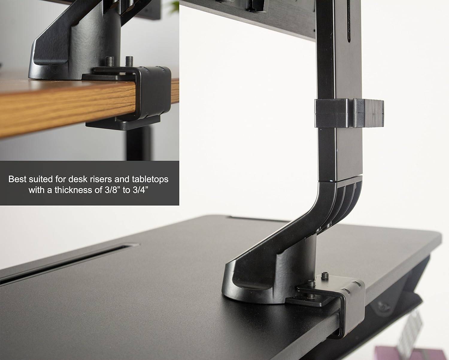 VIVO  Adjustable Single Monitor Mount for Sit-Stand Workstation - photo 4