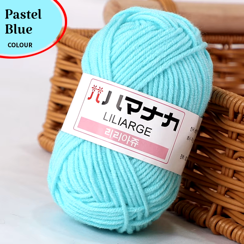 Liliarge 25g 4-Ply Blended Milk Cotton Acrylic Yarn - photo 5