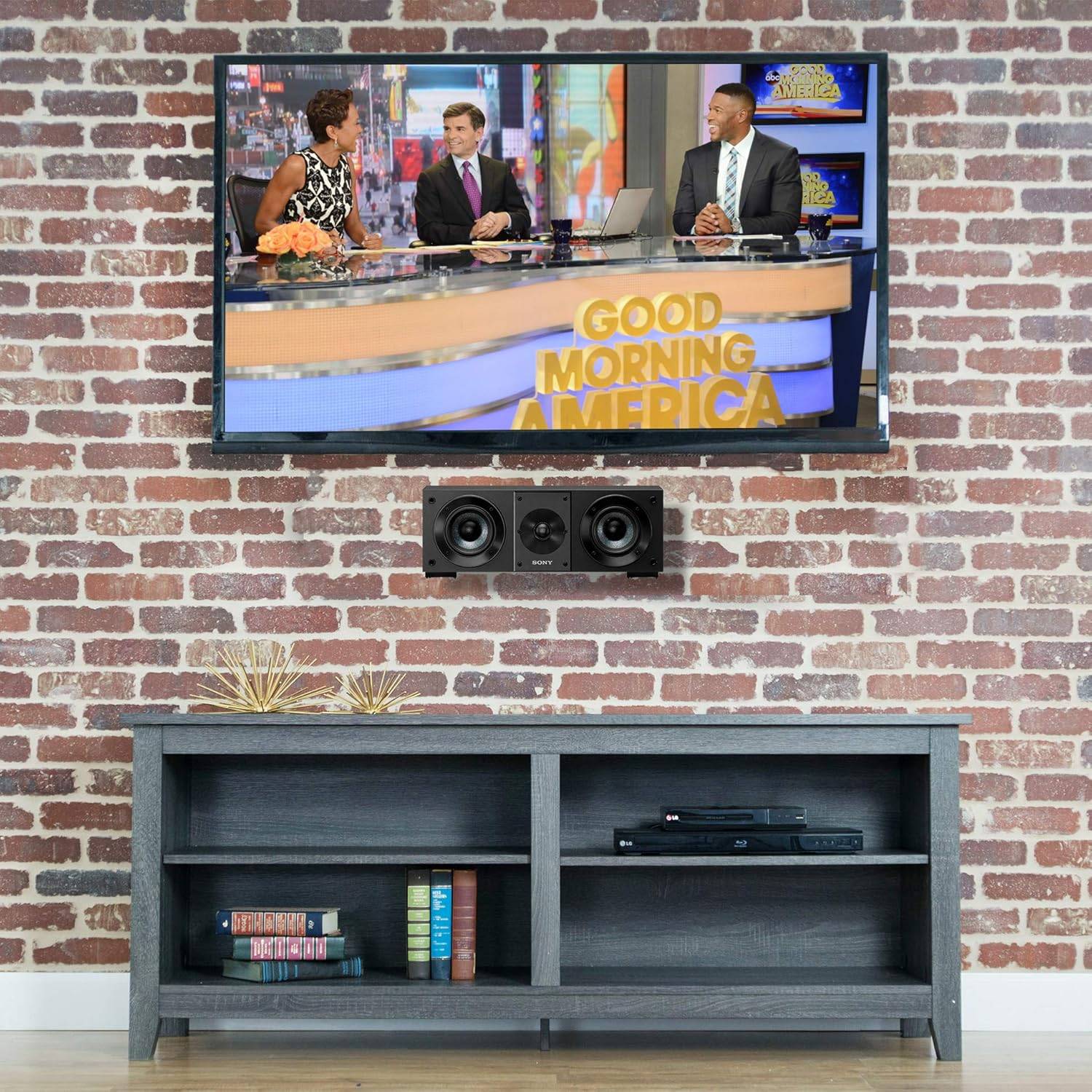 New  VIVO Steel Dual Soundbar Speaker Wall Mount Brackets - photo 3