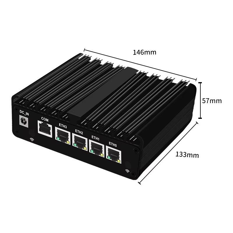 ⭐ Premium Mini PC Firewall Router – Intel N100 – 4× 2.5G Intel - photo 3